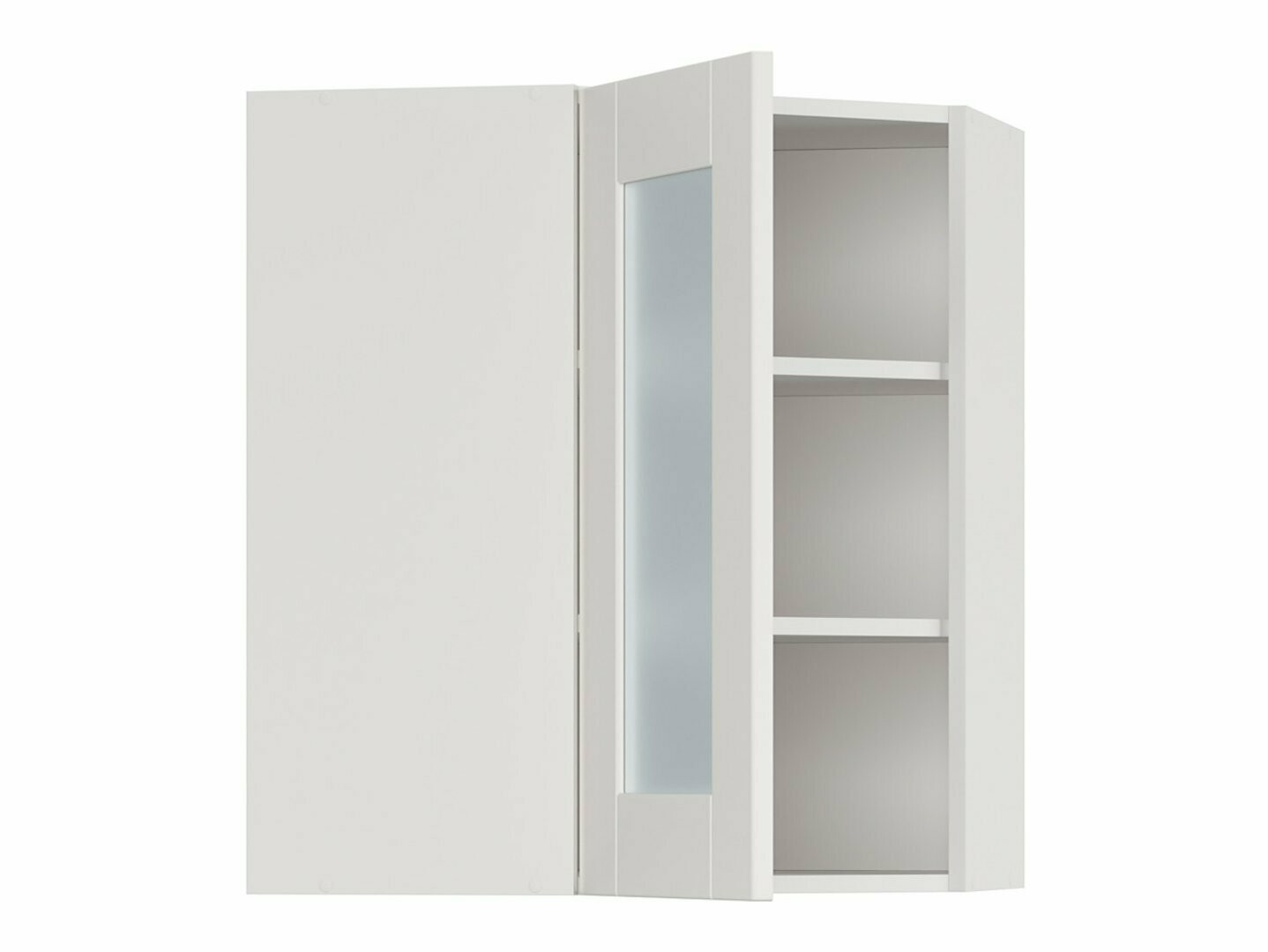 Moduļu piekarams stūra skapis Eva White 163