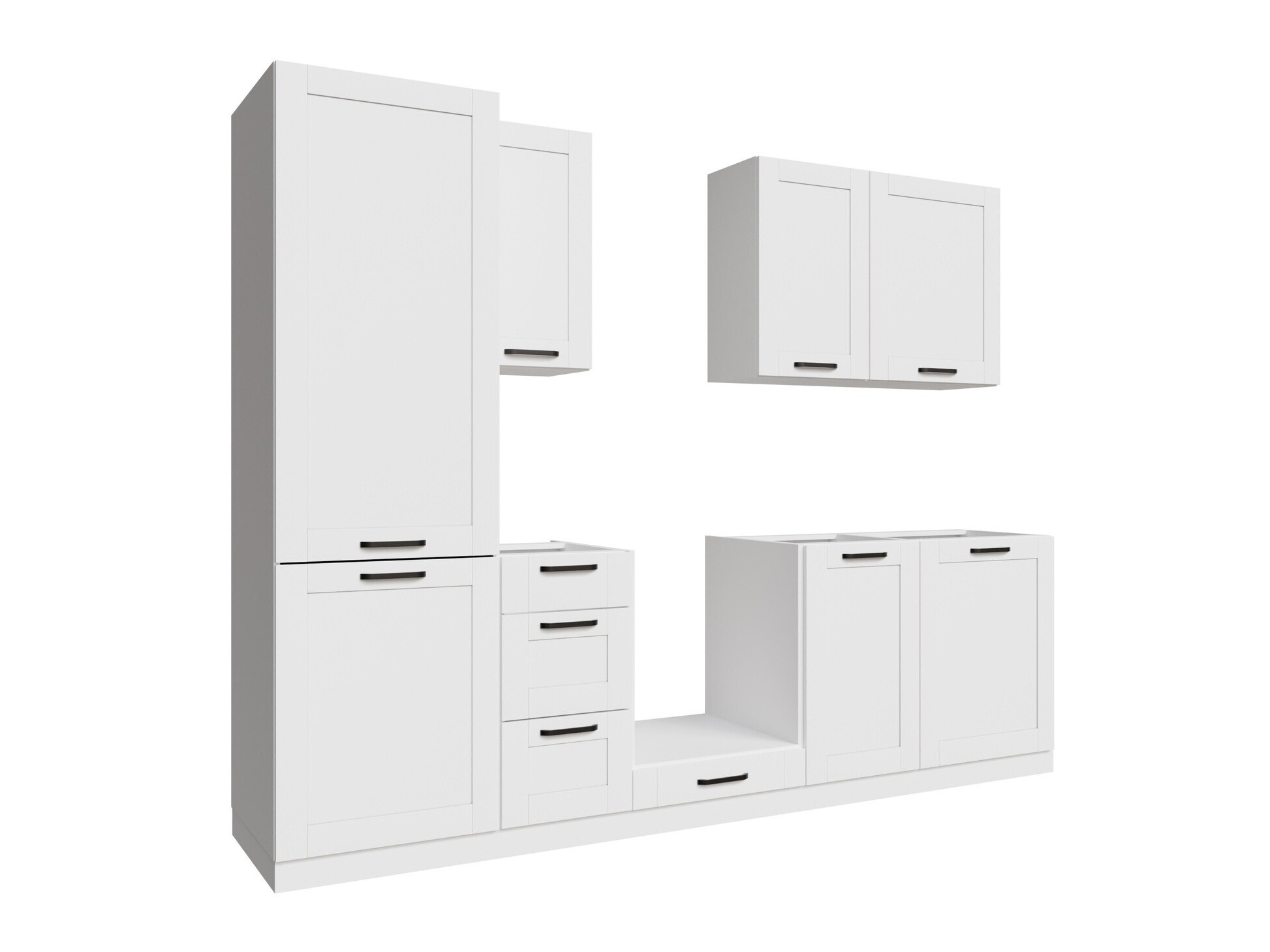 Moduļu virtuves komplekts Eva White 170