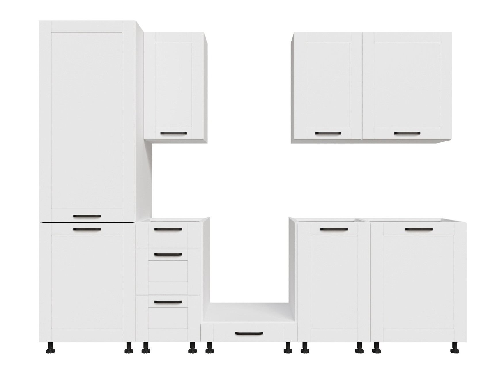 Moduļu virtuves komplekts Eva White 170