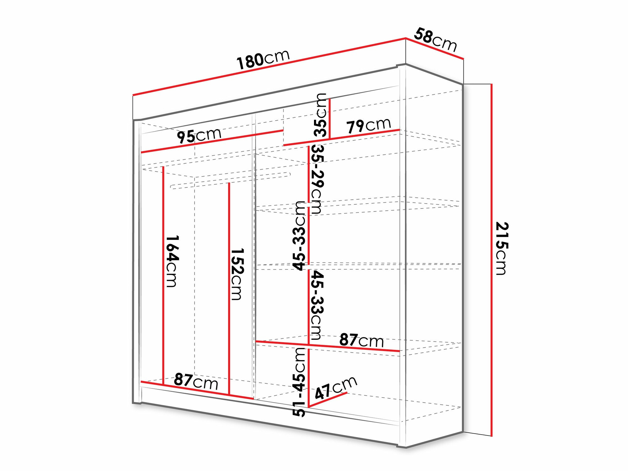 Шкаф Closico 154 (Белый)