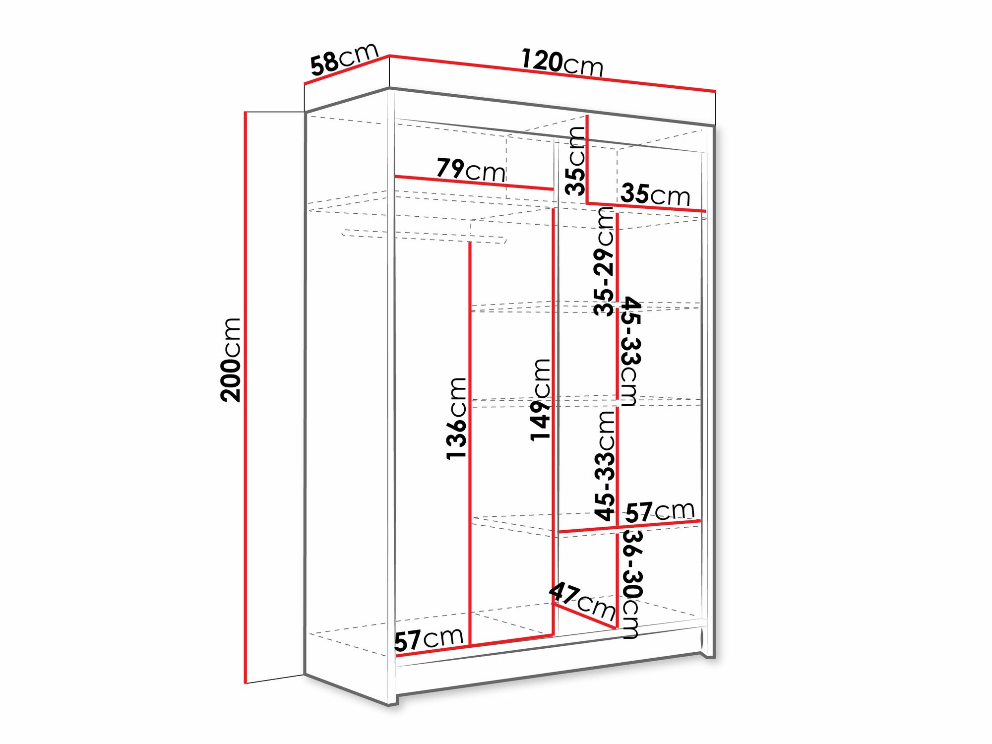 Skapis Closico 117 (Sonomas ozols)