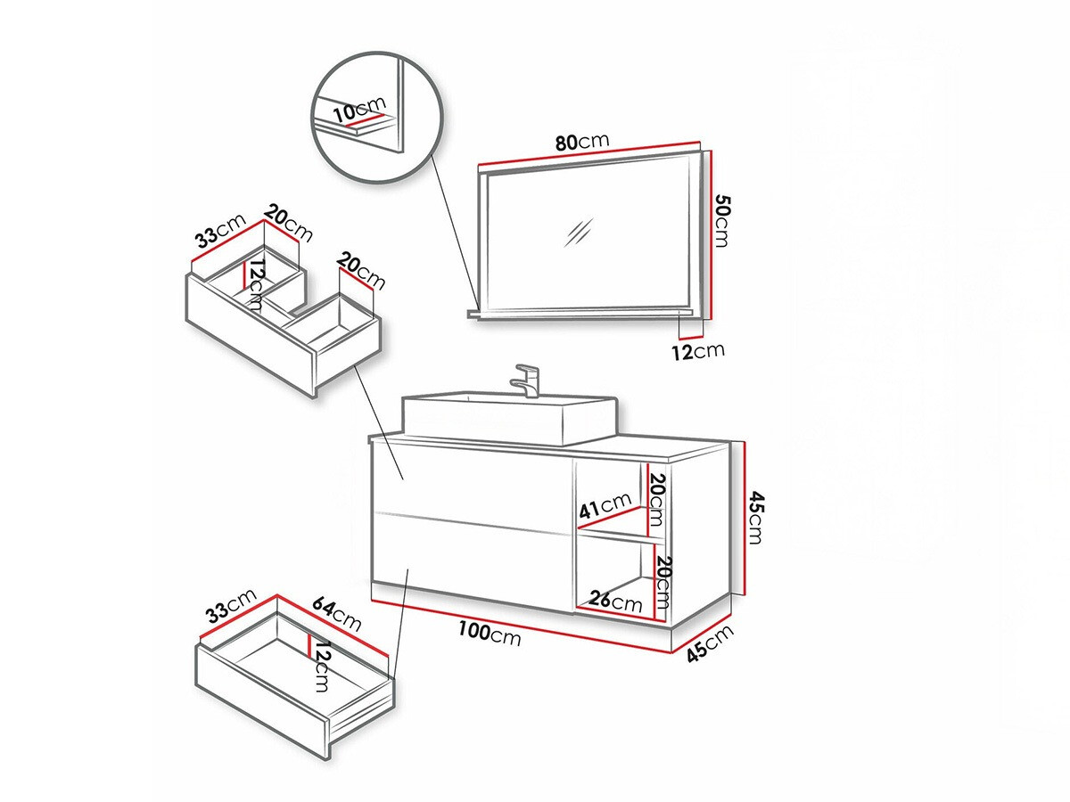 Vannas komplekts Ophruvi 103 (Riekstkoks)