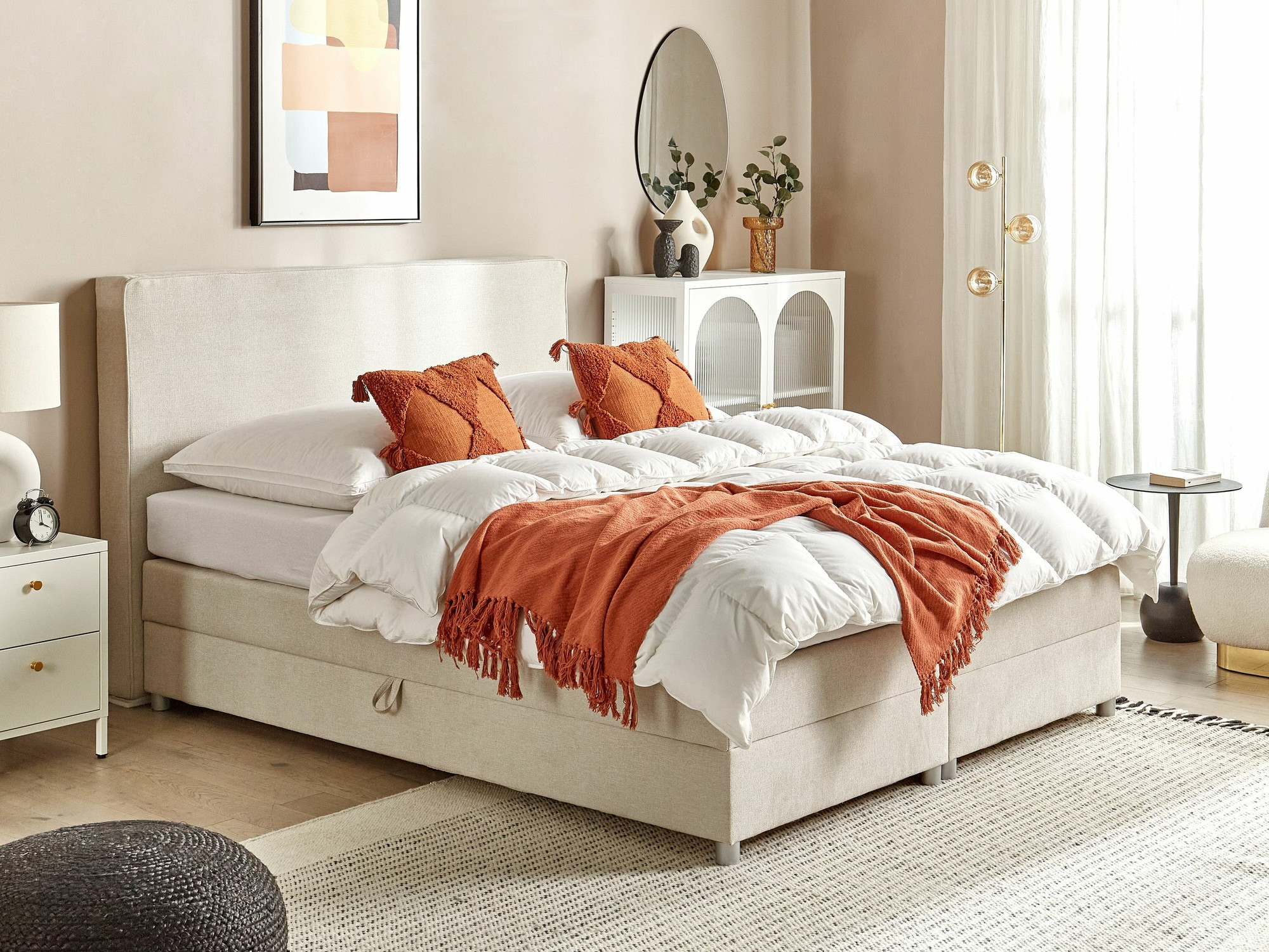 Континентальная кровать Berwyn 2324 (Бежевый)