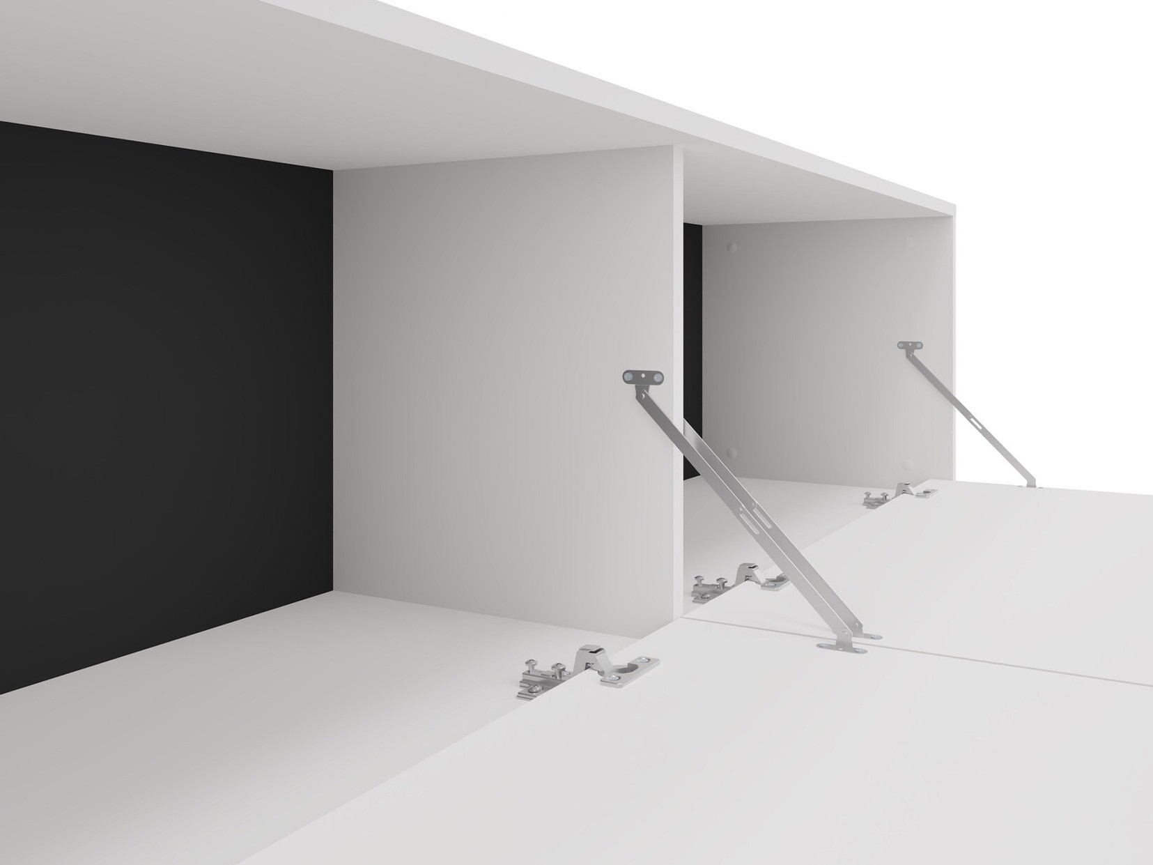 TV galds Denton 1441 (Balts)