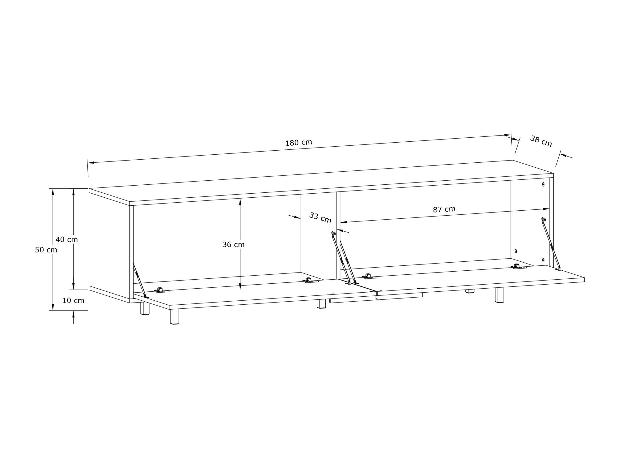 TV galds Denton 1441 (Ozols)