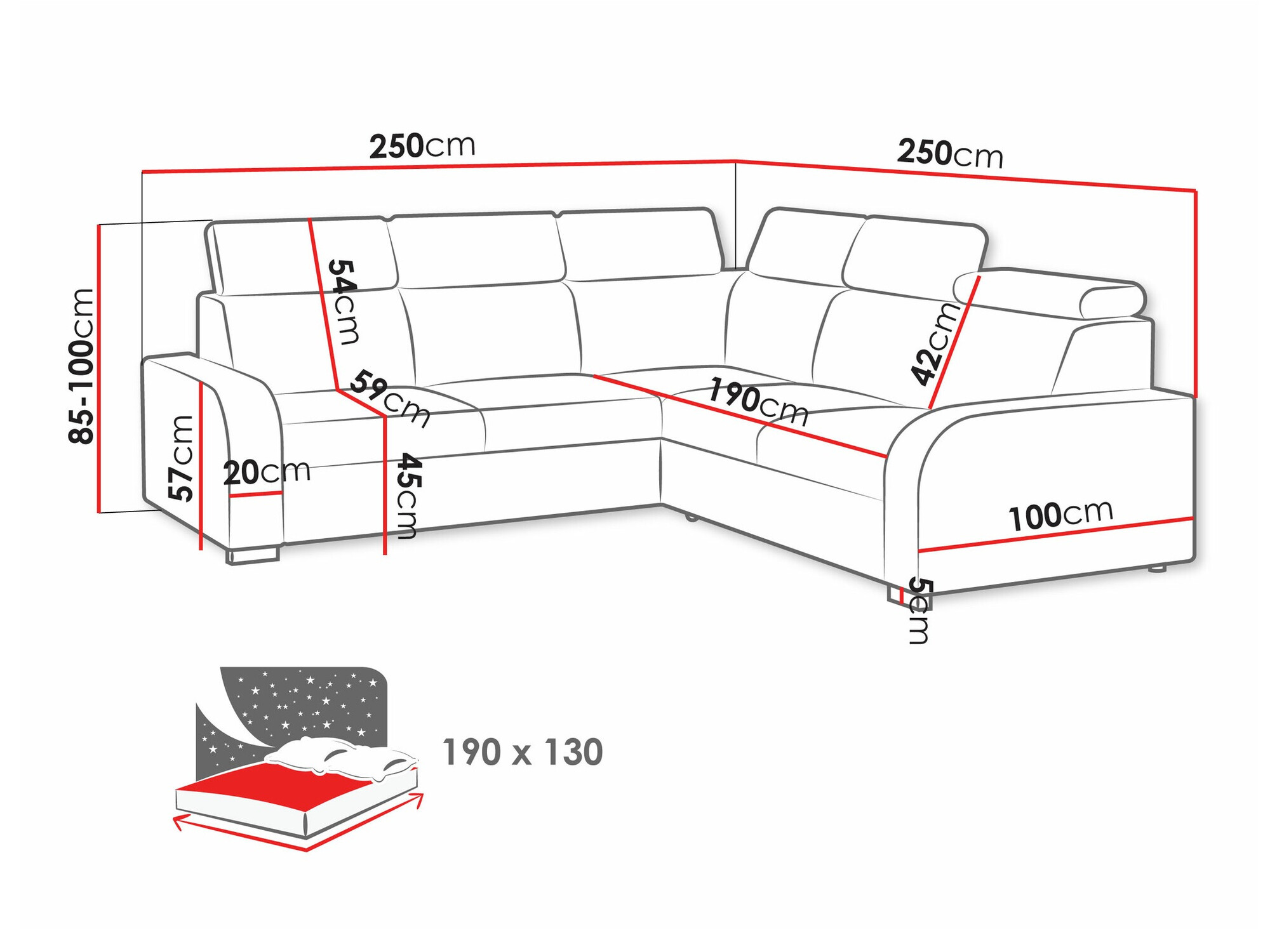 Угловой диван Etrcala 101 (Crown 2)