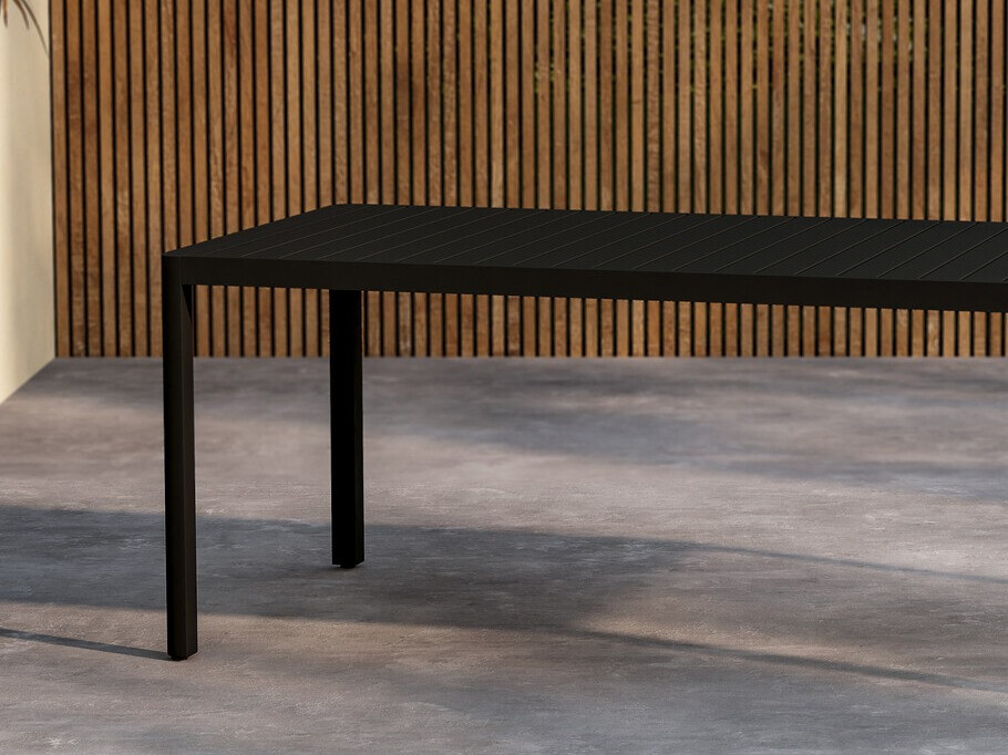 Dārza galds Dallas 4734 (Melns)