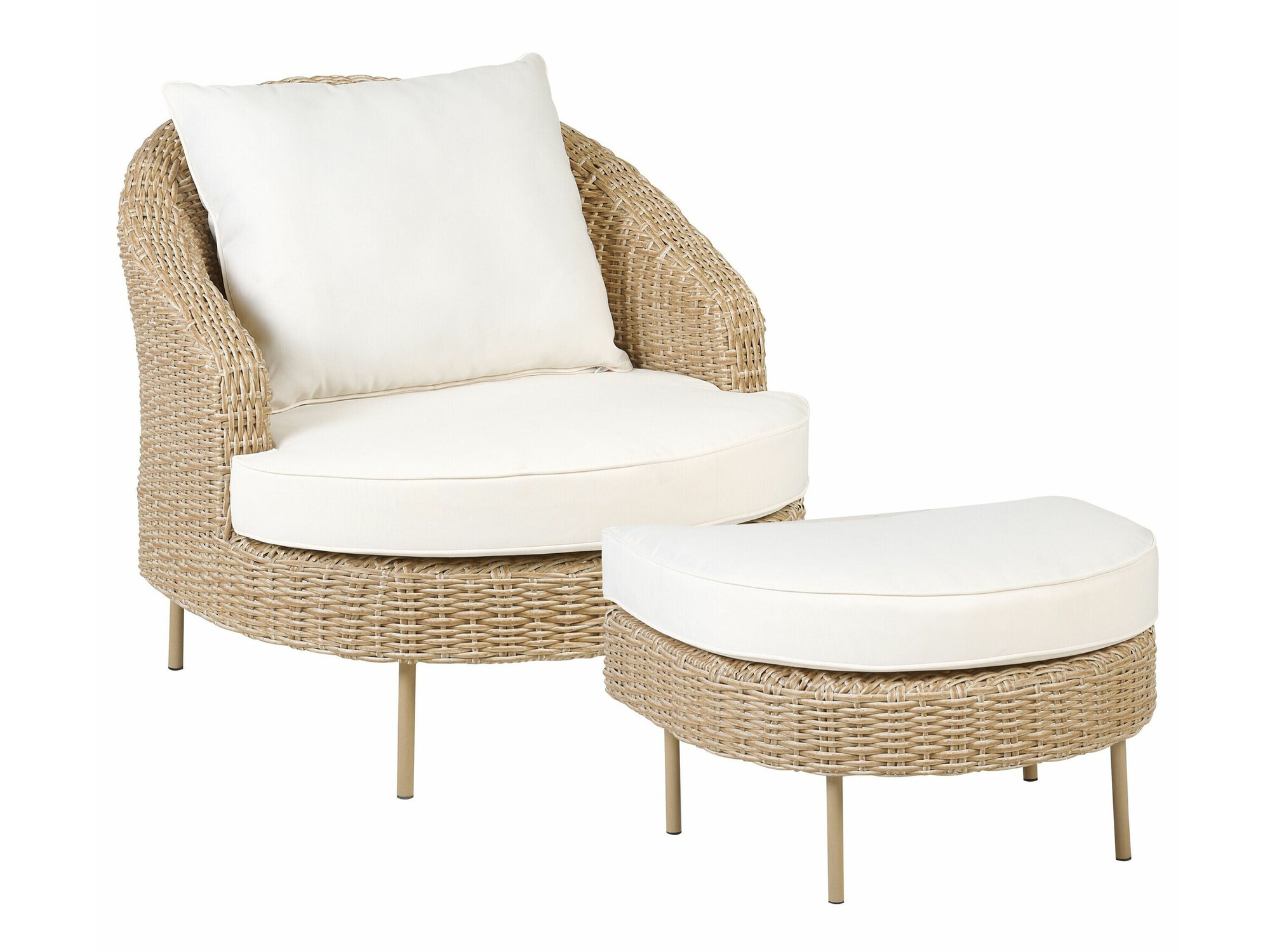 Dārza mēbeļu komplekts Berwyn 2531 (Gaiši brūns)