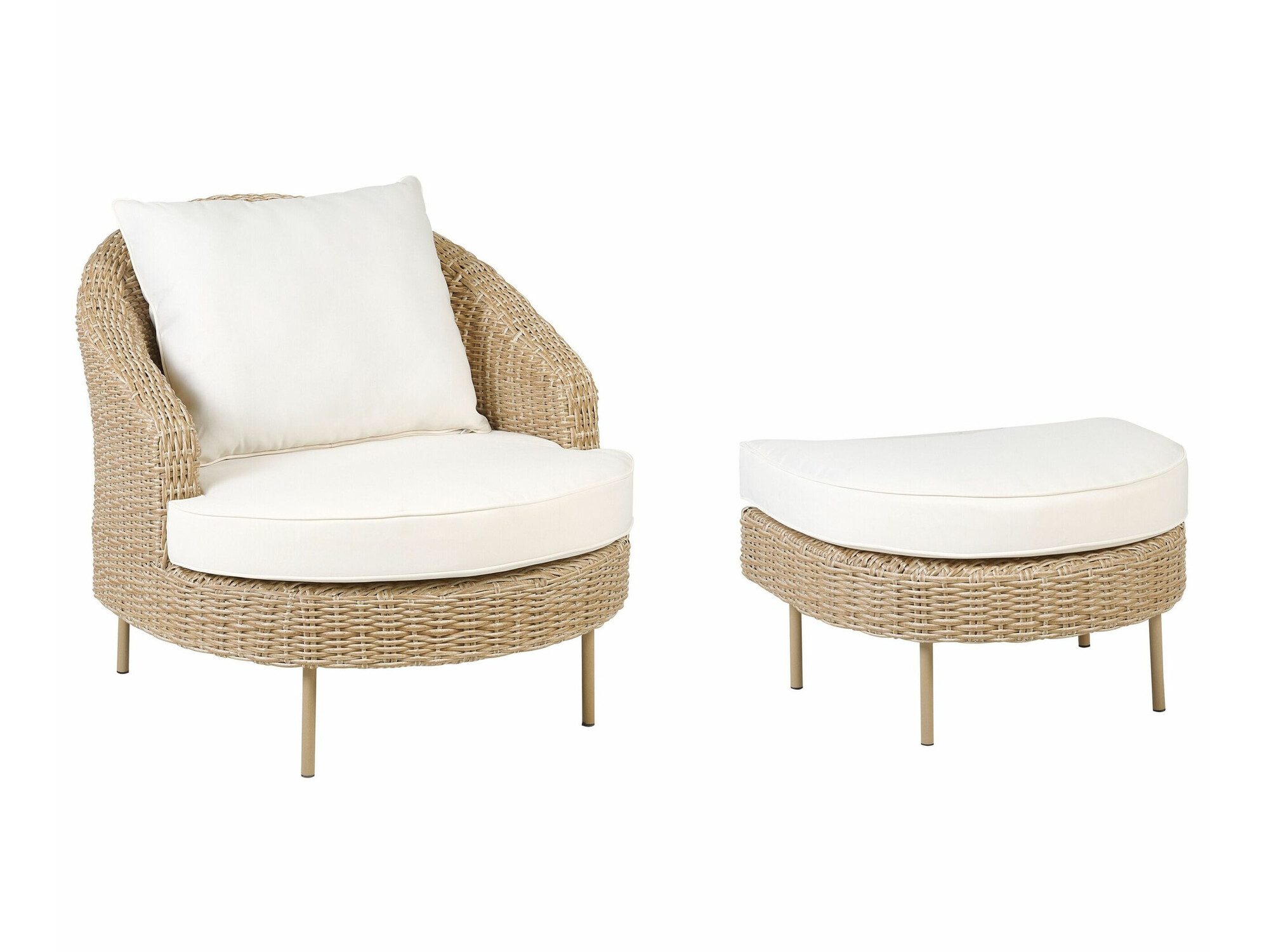 Dārza mēbeļu komplekts Berwyn 2531 (Gaiši brūns)