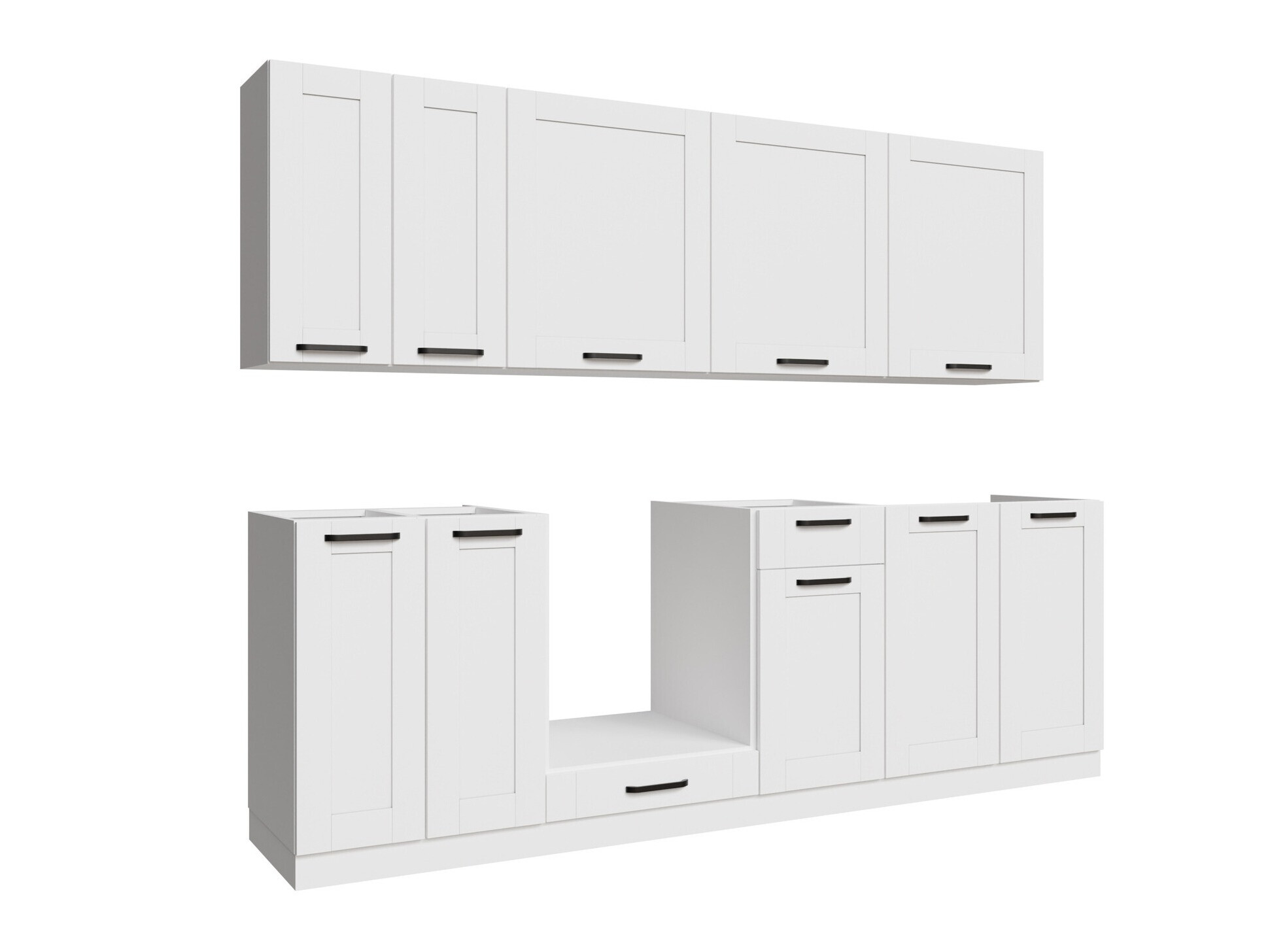 Moduļu virtuves komplekts Eva White 171