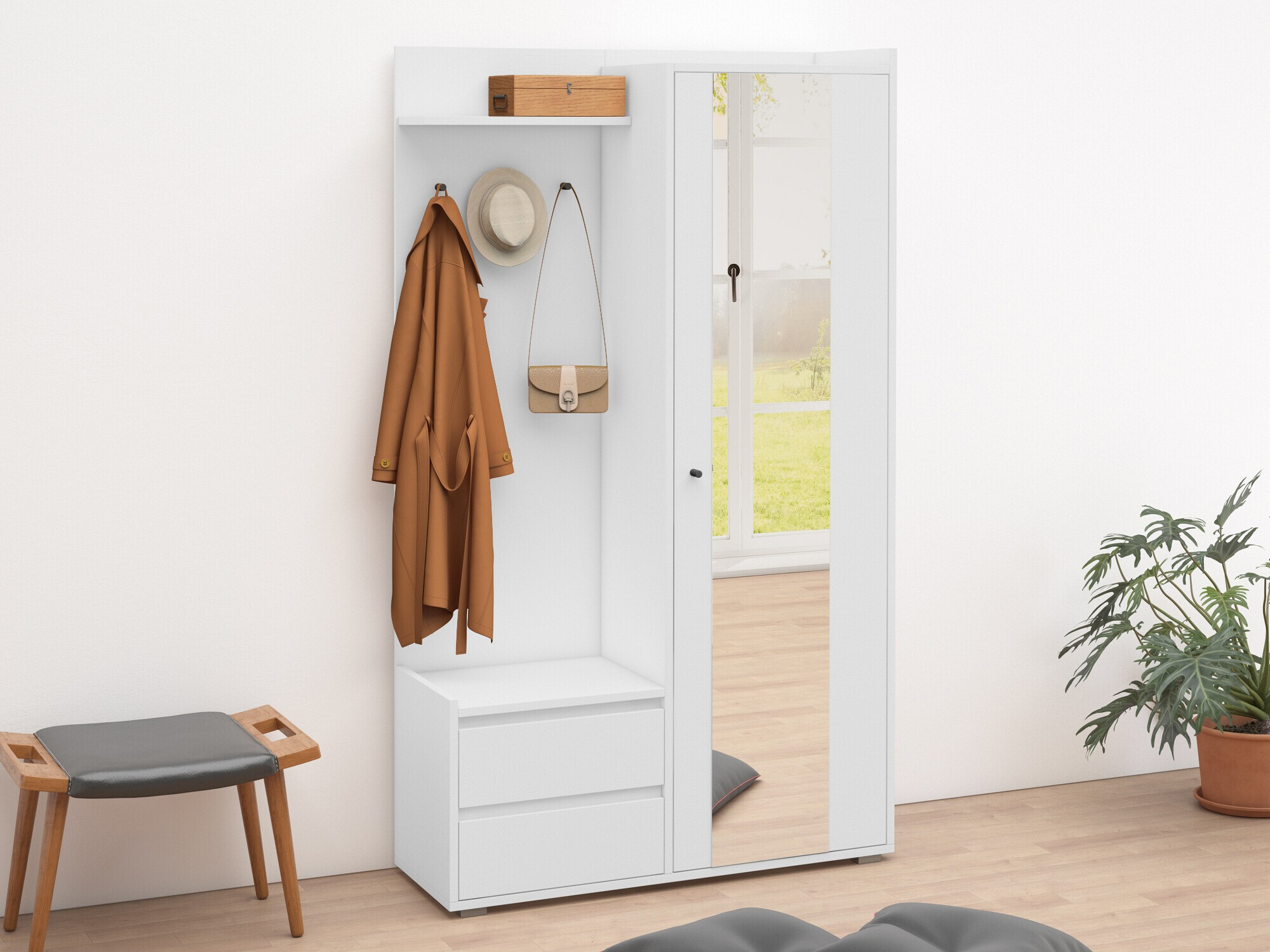 Прихожая Denton 1446 (Белый)