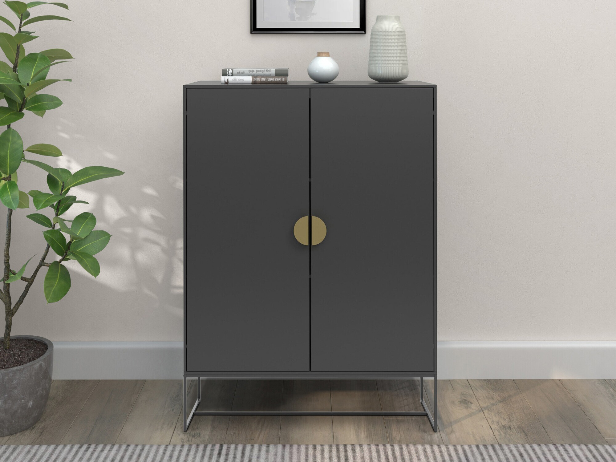 Шкафчик Denton 1444 (Антрацит)