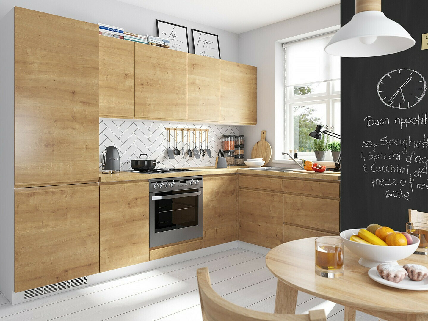 Moduļu skapis iebūvējamai tehnikai Soli Oak 125