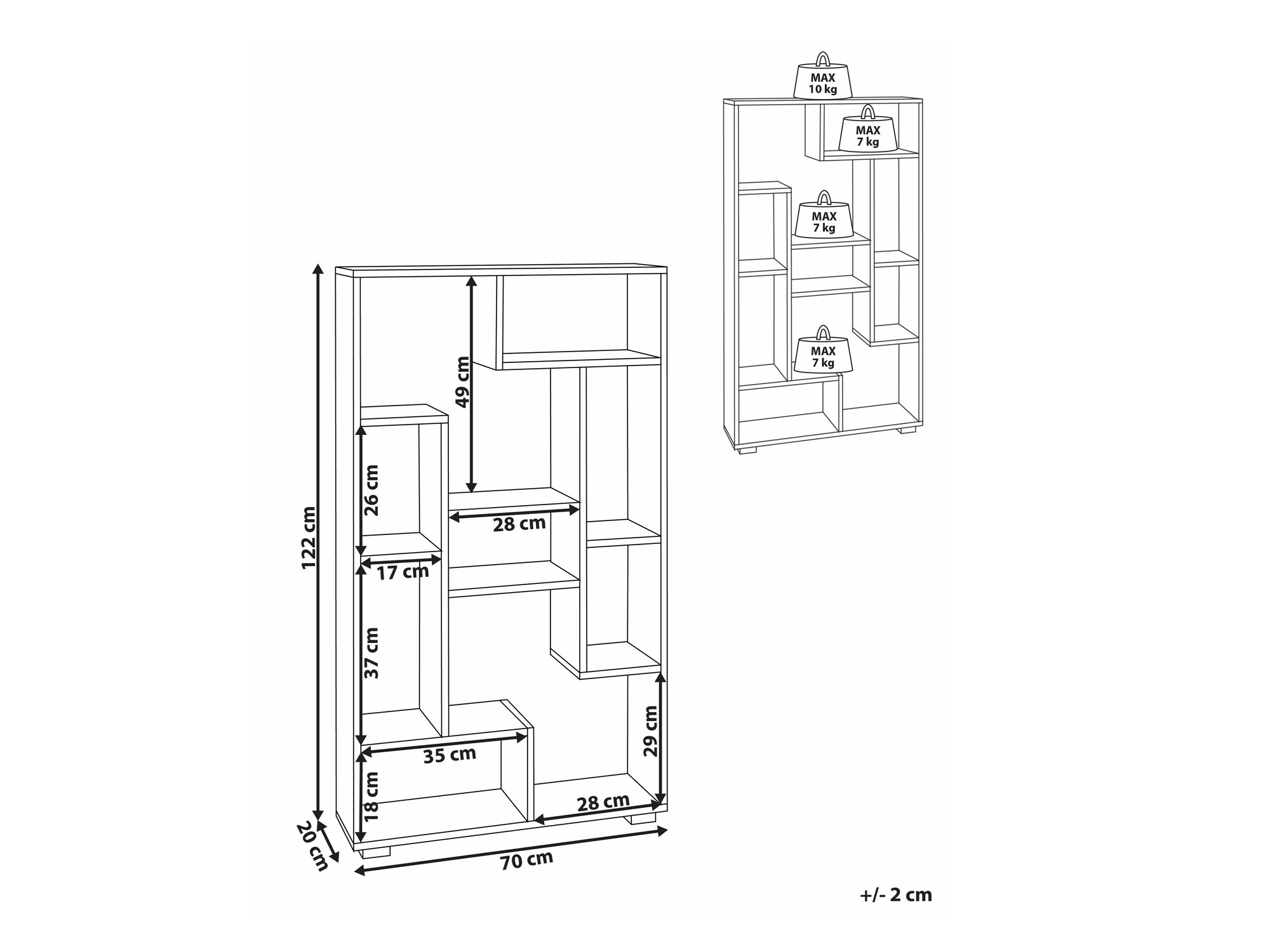 Plaukts Berwyn 2535 (Balts)
