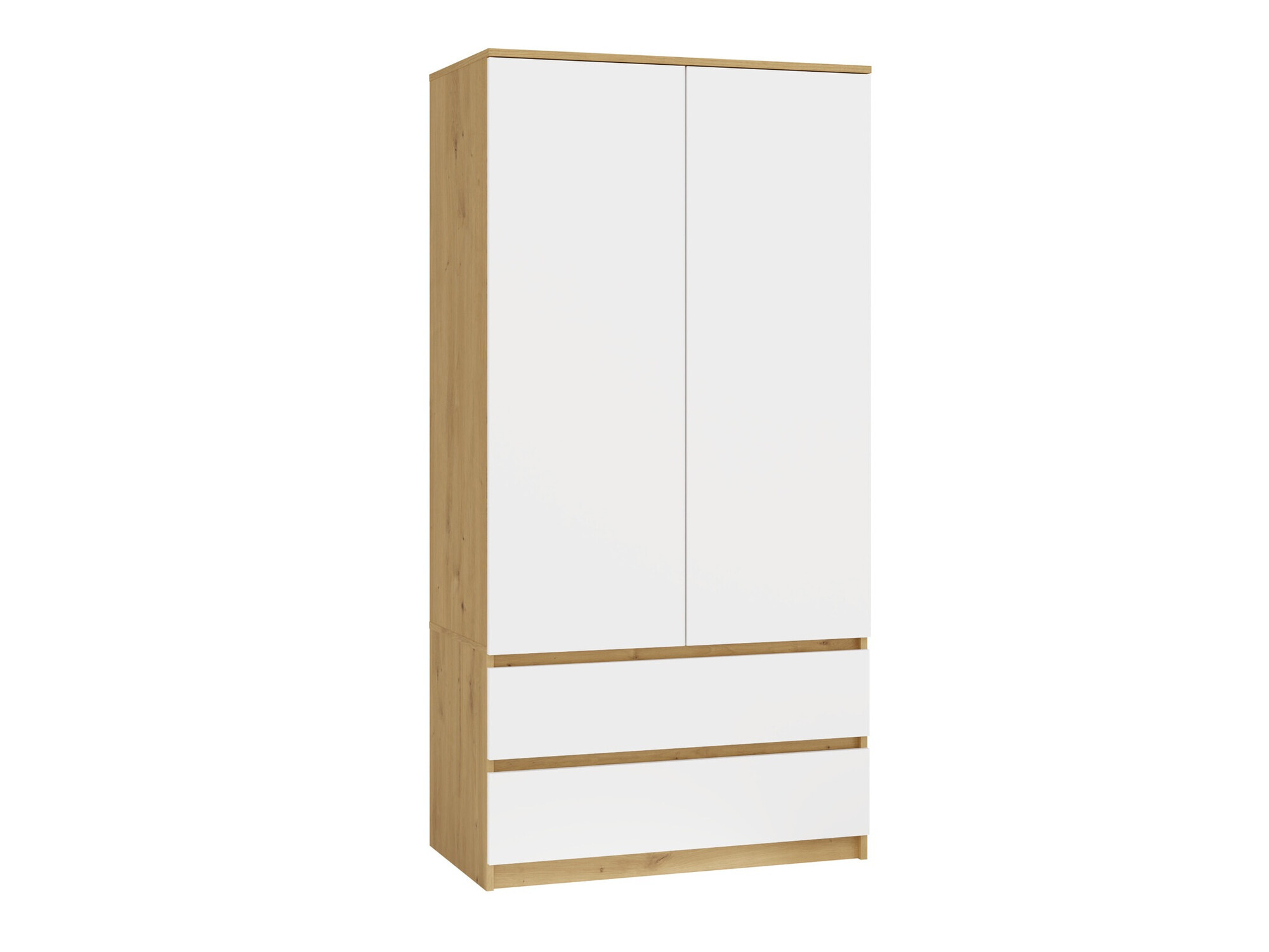 Шкаф Elbvelu 116 (Artisan дуб + Белый)