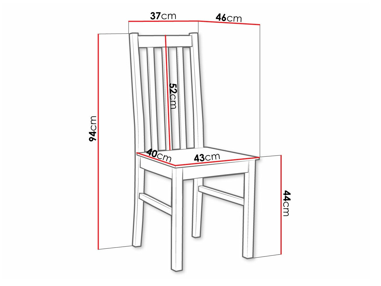 Krēsls Victorville 115 (Melns)