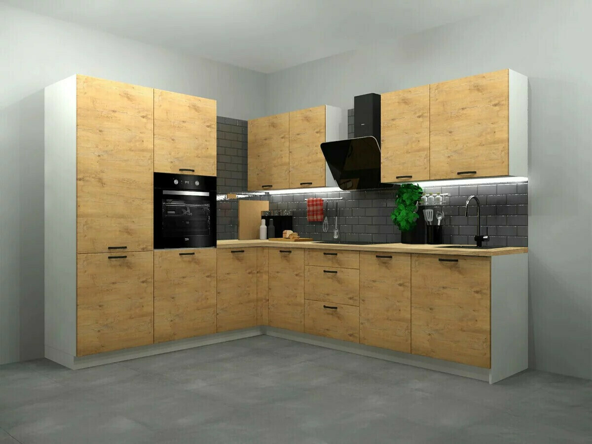 Moduļu stūra skapis Amper Lancelot 131