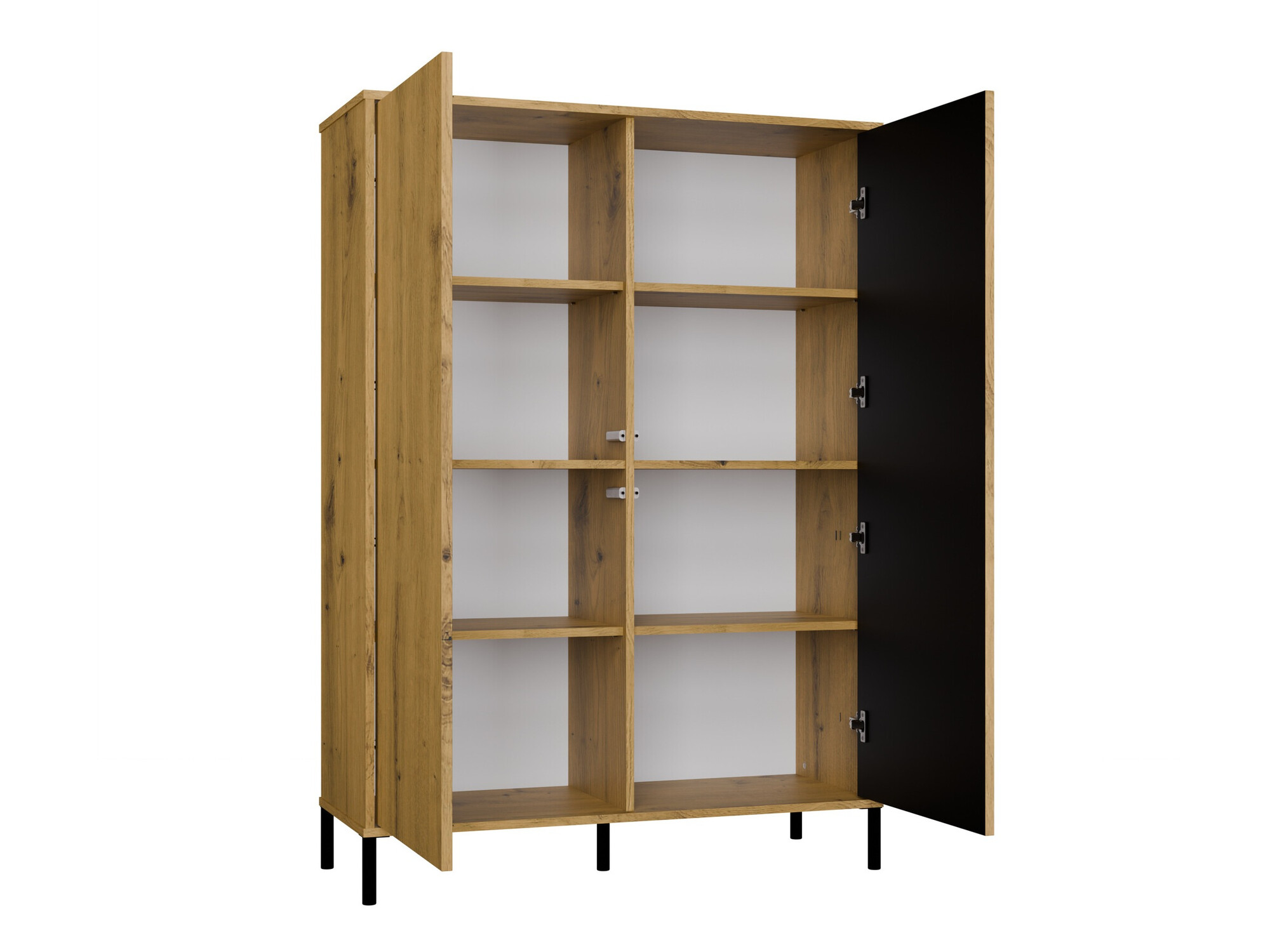 Plaukts Orlsone 102 (Artisan ozols + Melns)