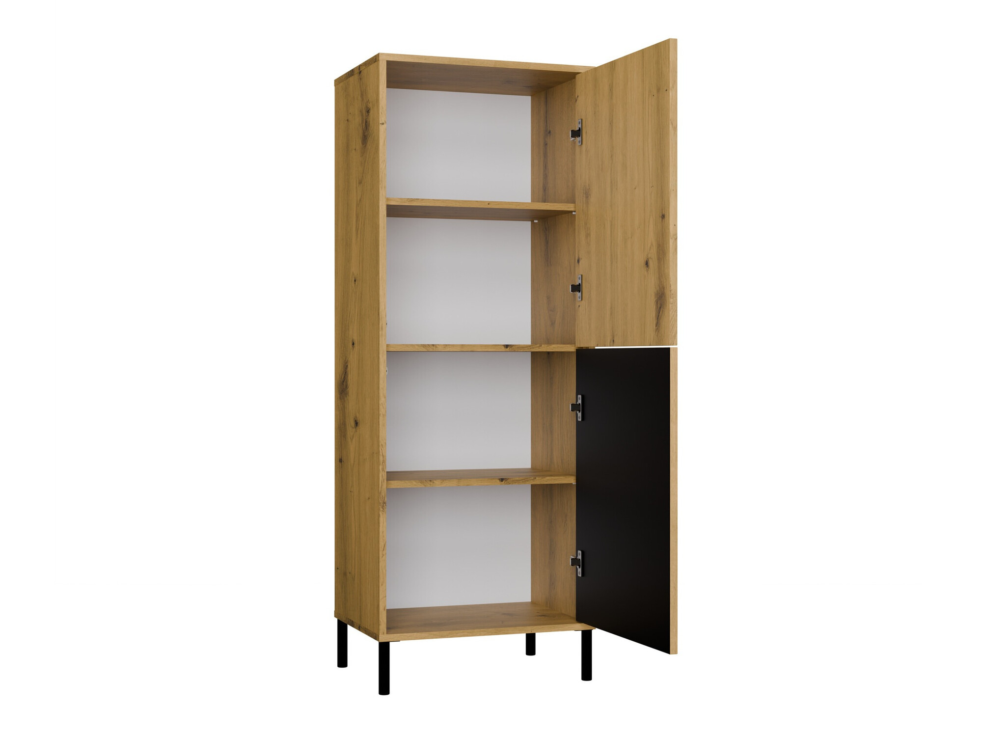 Plaukts Orlsone 103 (Artisan ozols + Melns)