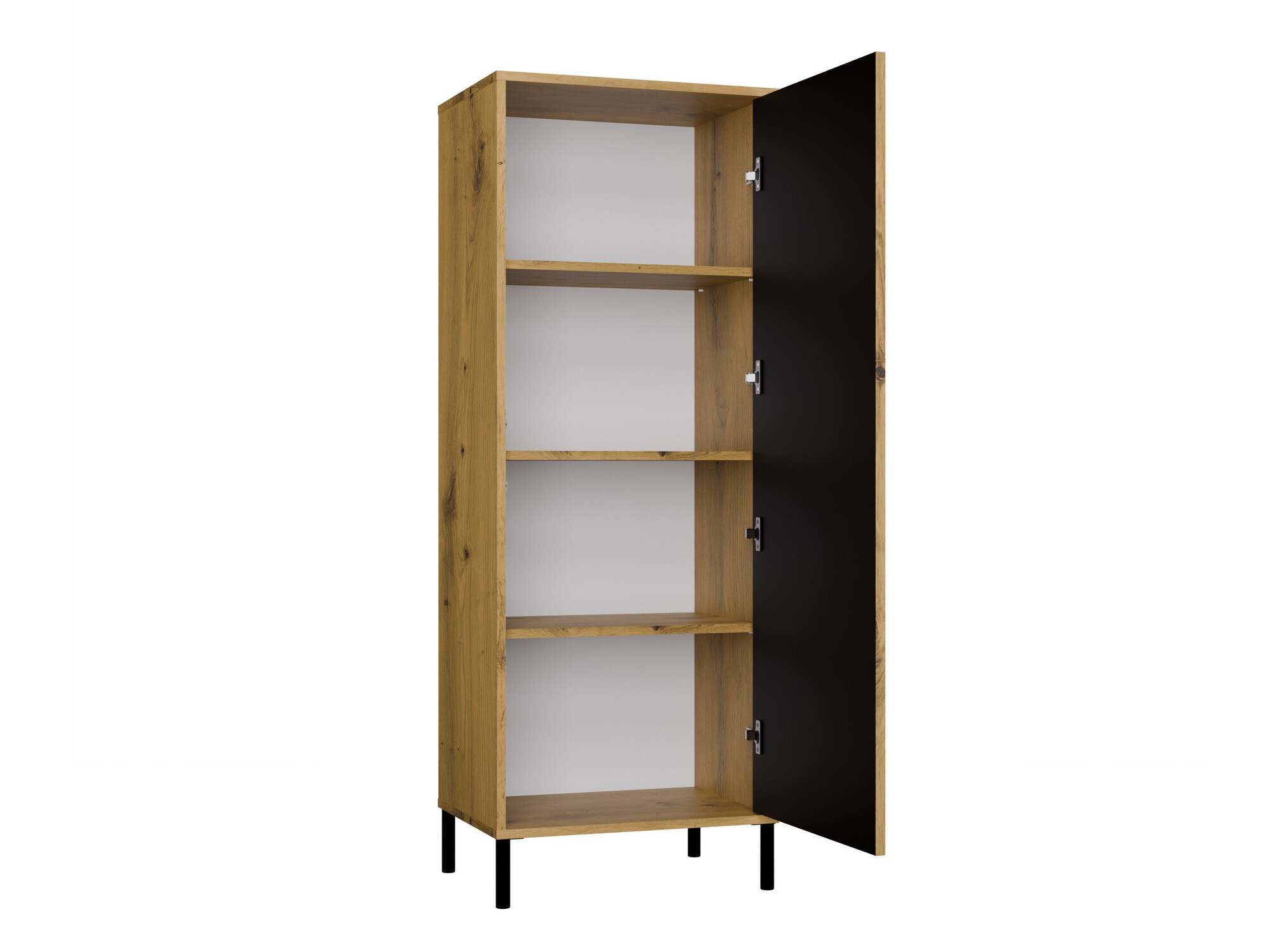 Стеллаж Orlsone 101 (Artisan дуб + Чёрный)