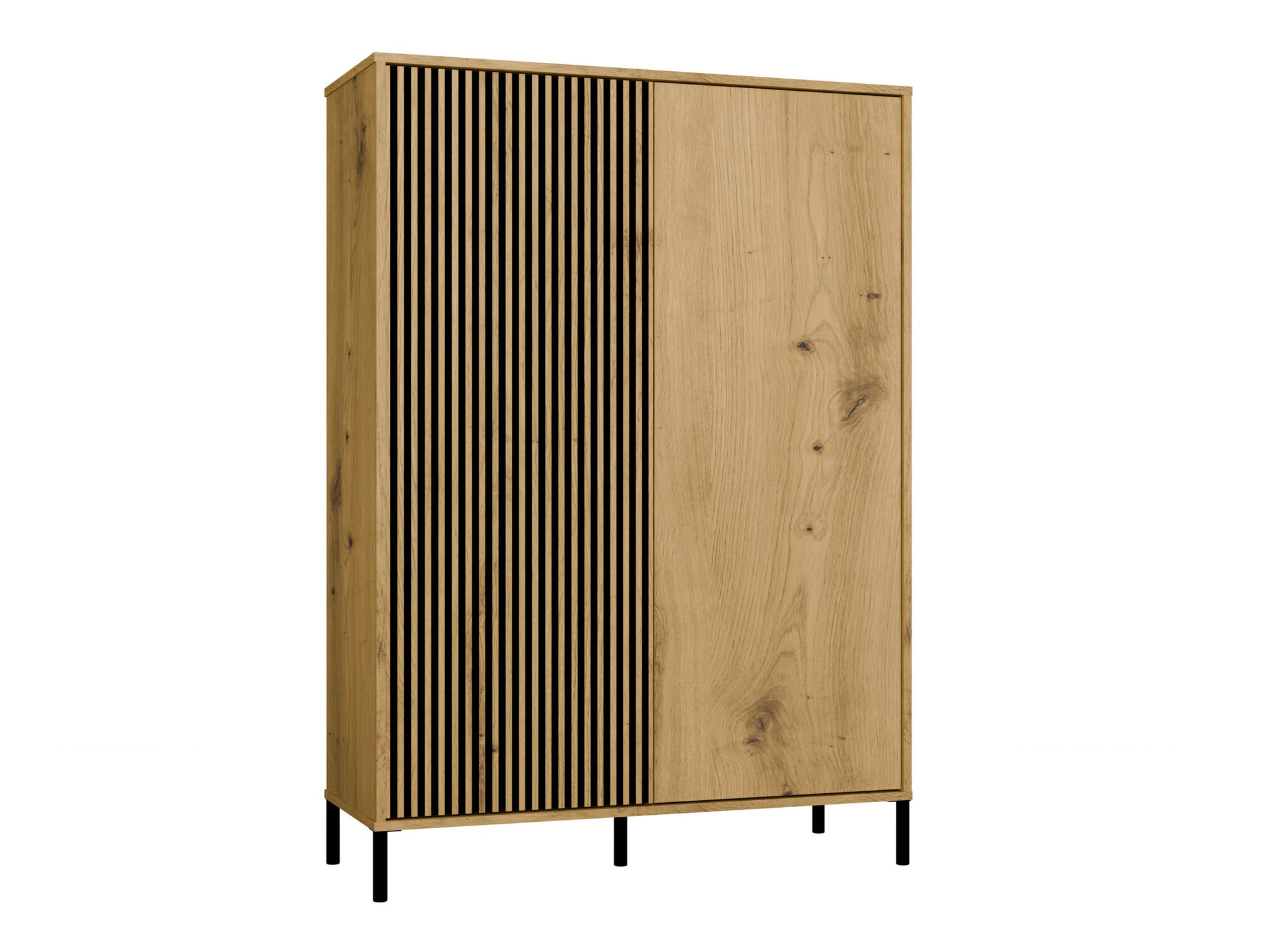 Стеллаж Orlsone 102 (Artisan дуб + Чёрный)