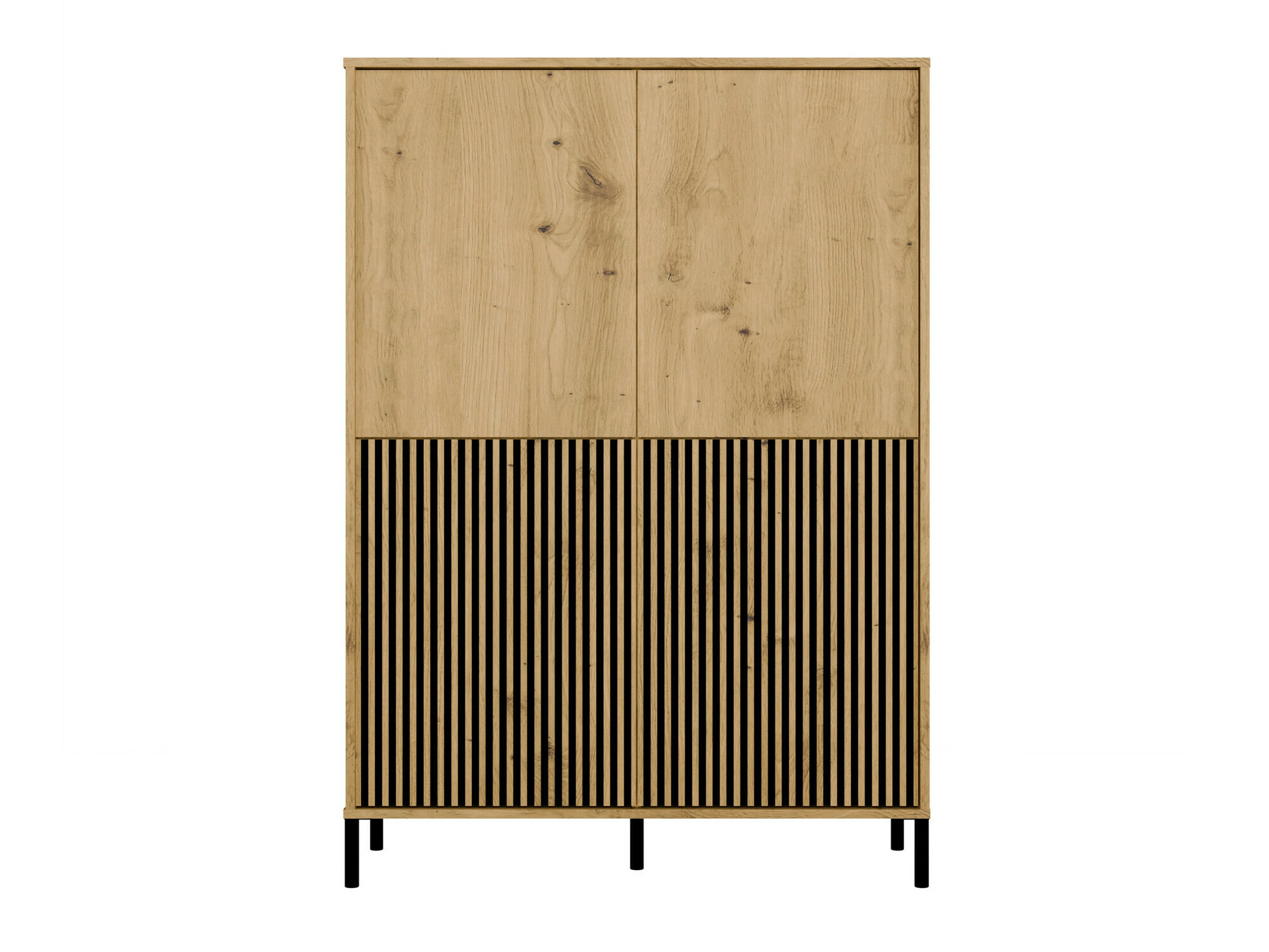 Стеллаж Orlsone 104 (Artisan дуб + Чёрный)