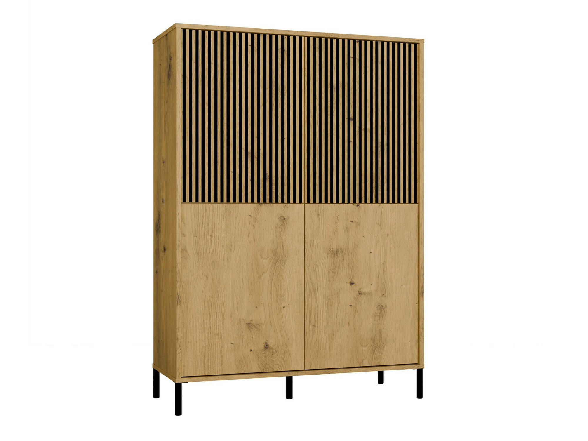 Стеллаж Orlsone 104 (Artisan дуб + Чёрный)