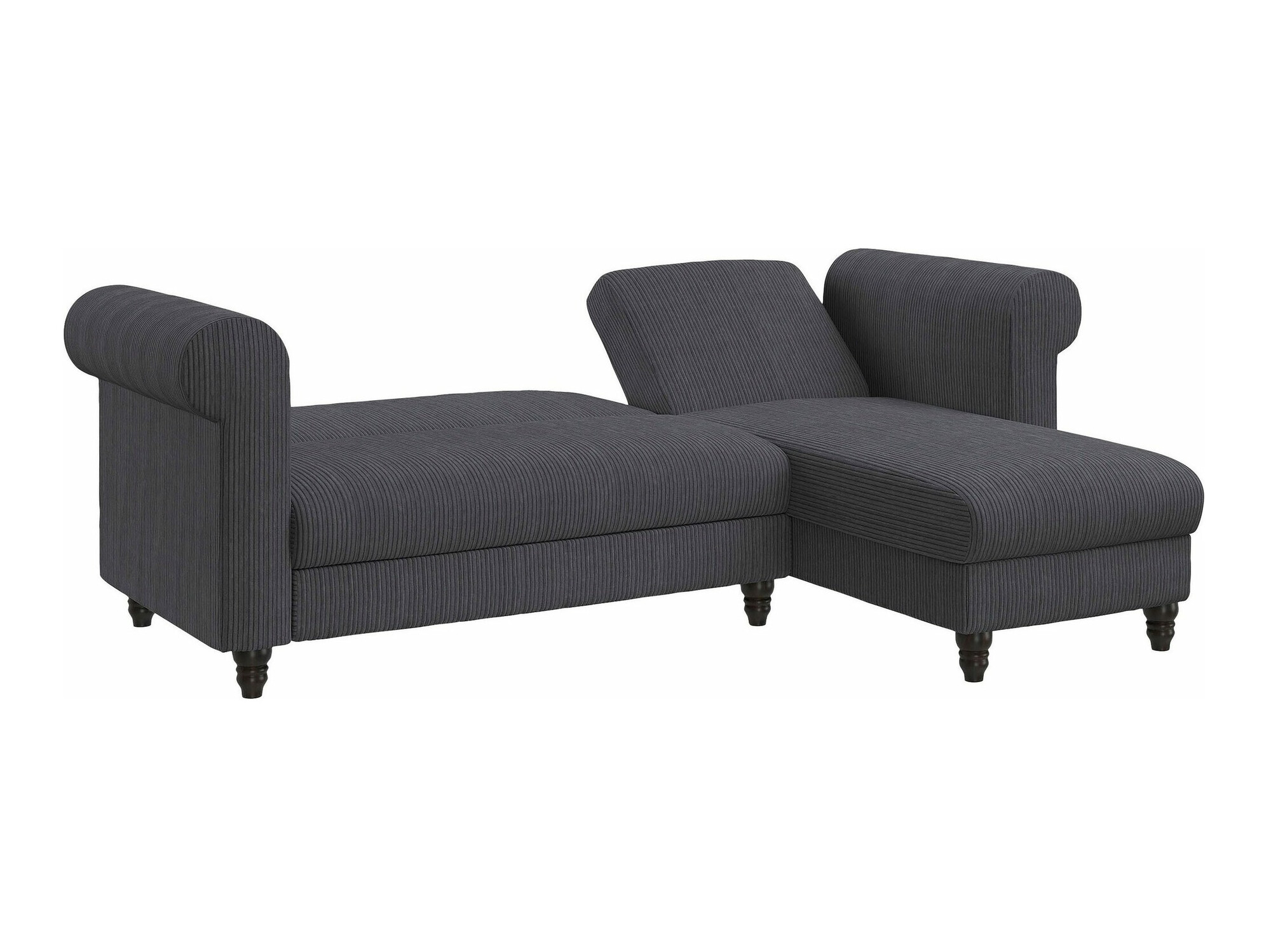 Stūra dīvāns Tulsa 677 (Antracīts)