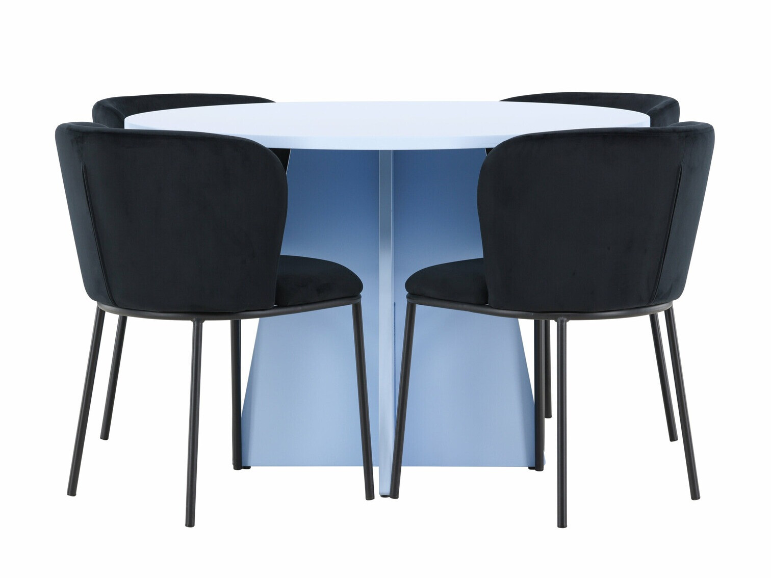 Ēdamistabas komplekts Dallas 4746 (Melns)