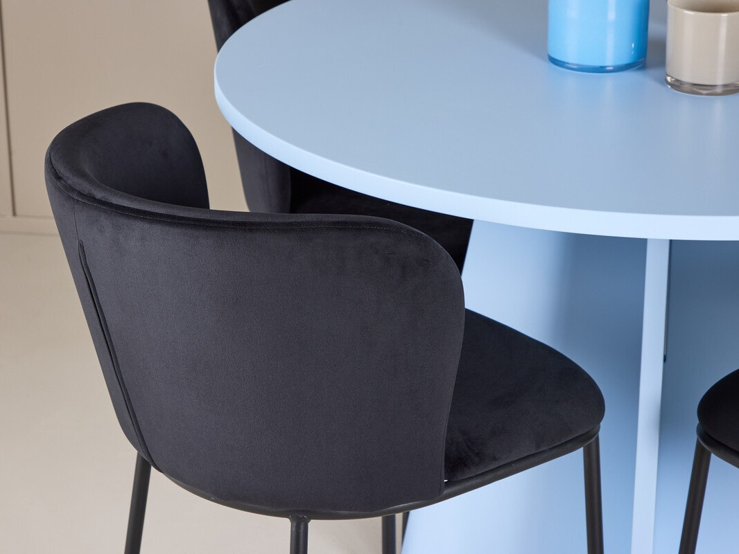 Ēdamistabas komplekts Dallas 4746 (Melns)