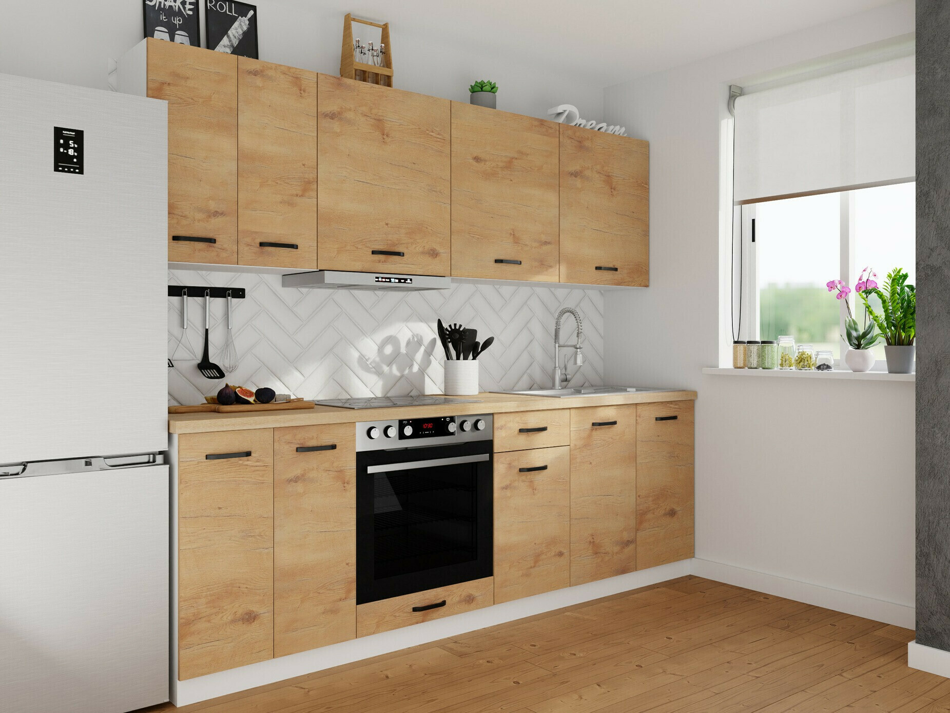 Moduļu piekarams skapis Amper Lancelot 147