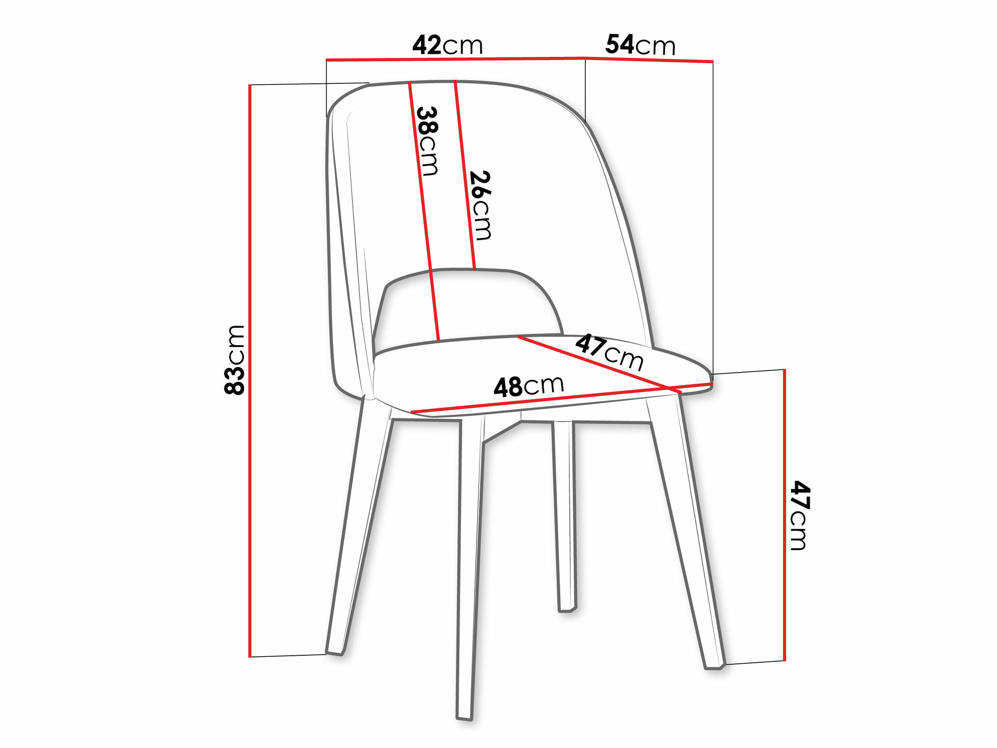 Стул Victorville 363 (Чёрный)