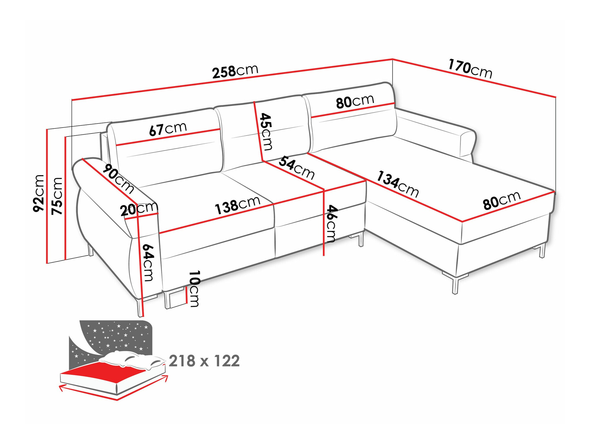 Угловой диван Stonecrest 103 (Sierra 744)