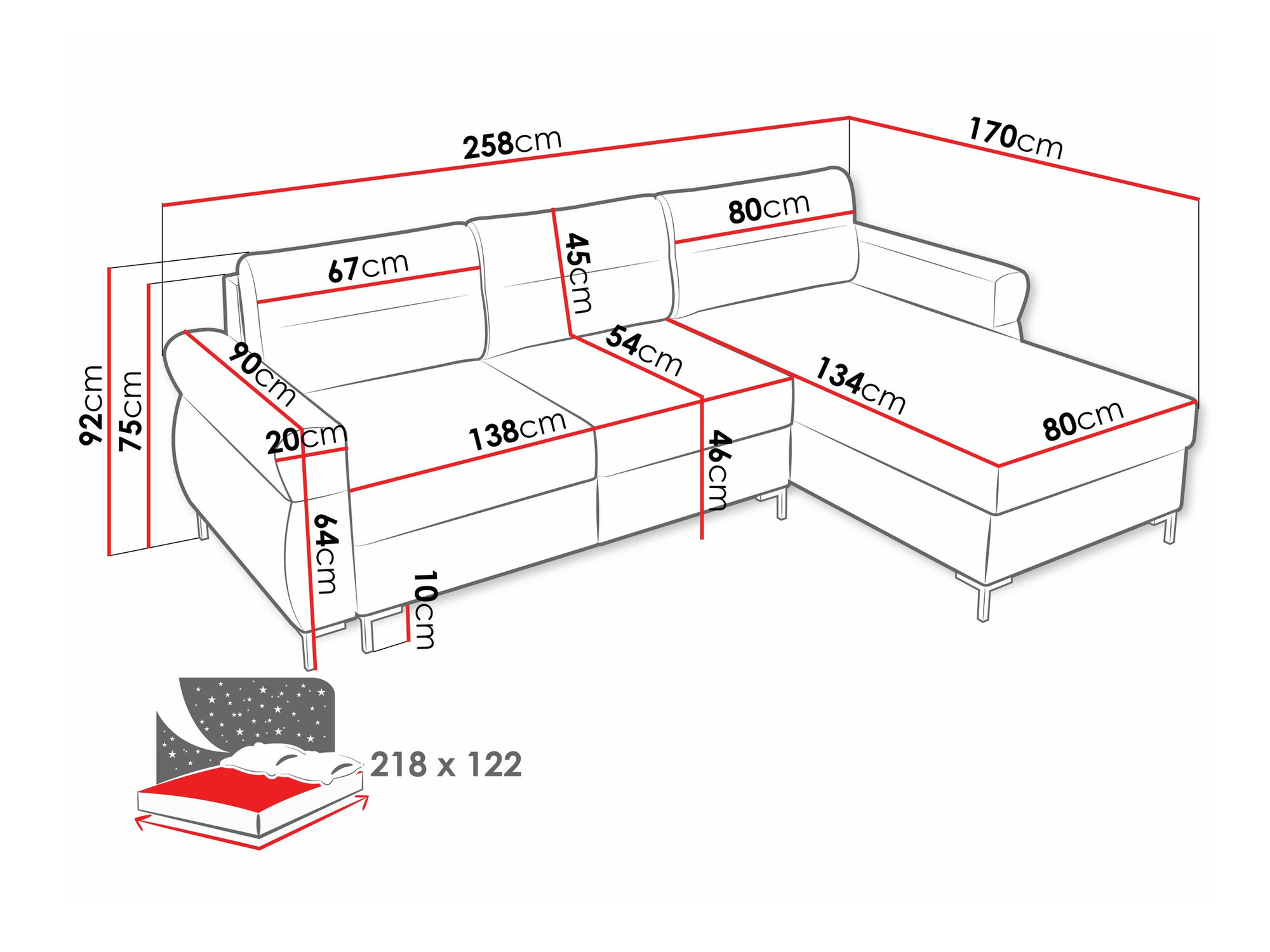 Угловой диван Stonecrest 103 (Sierra 746)