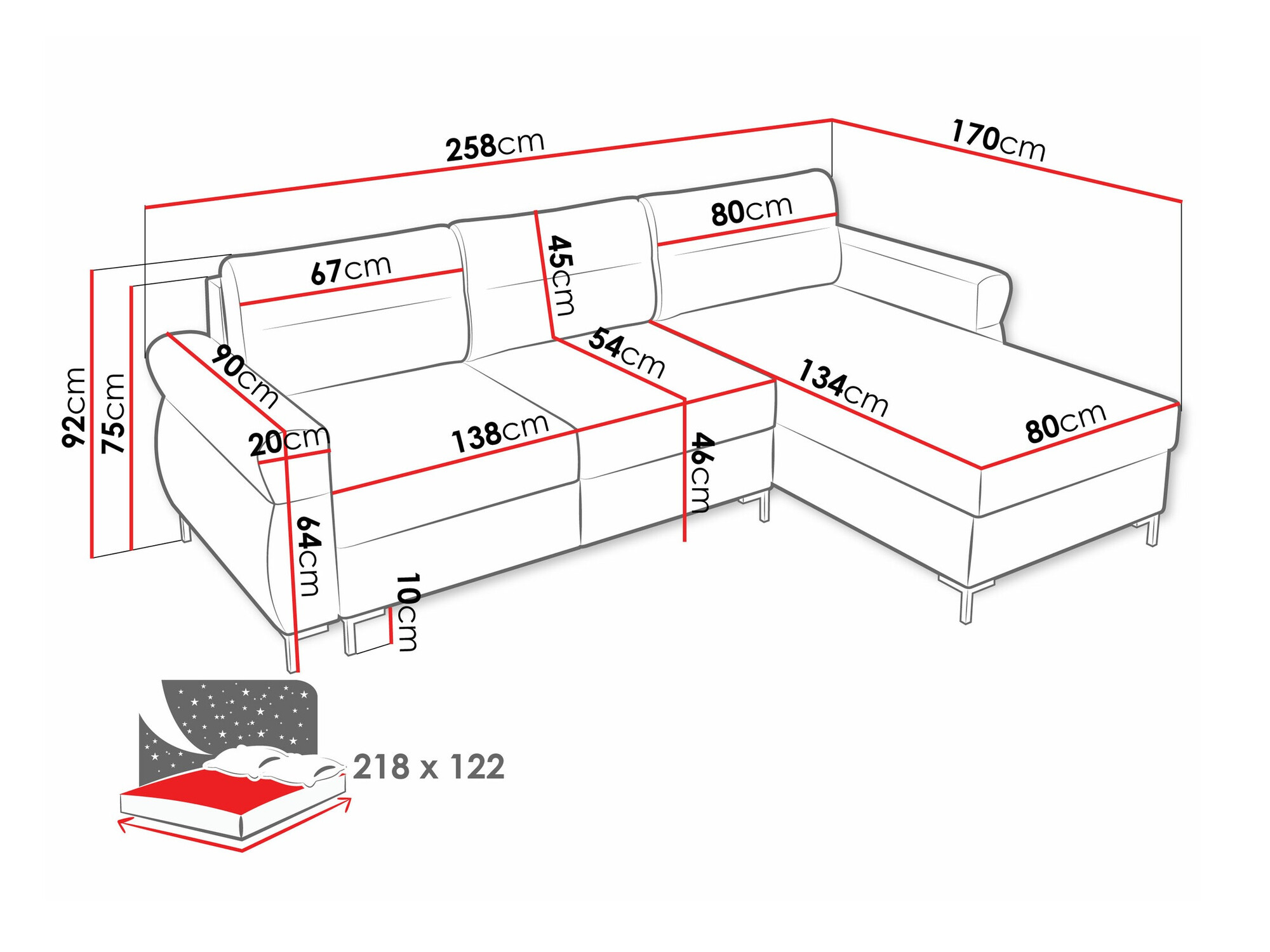 Угловой диван Stonecrest 103 (Sierra 751)