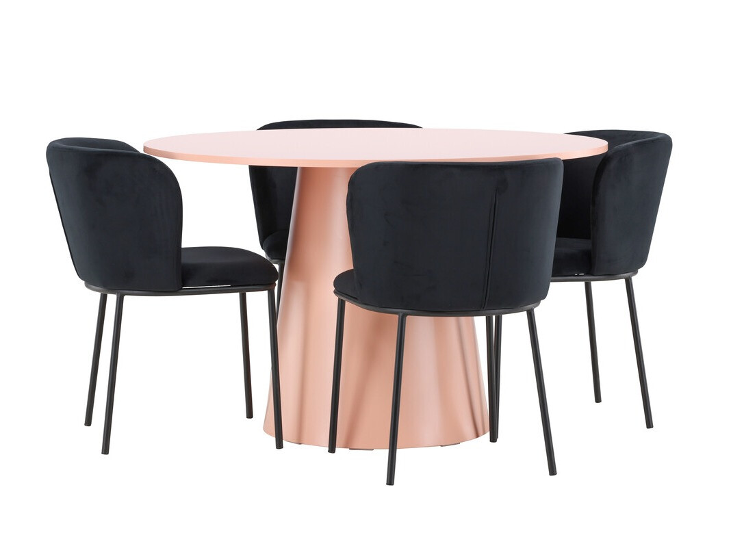 Ēdamistabas komplekts Dallas 4750 (Melns)