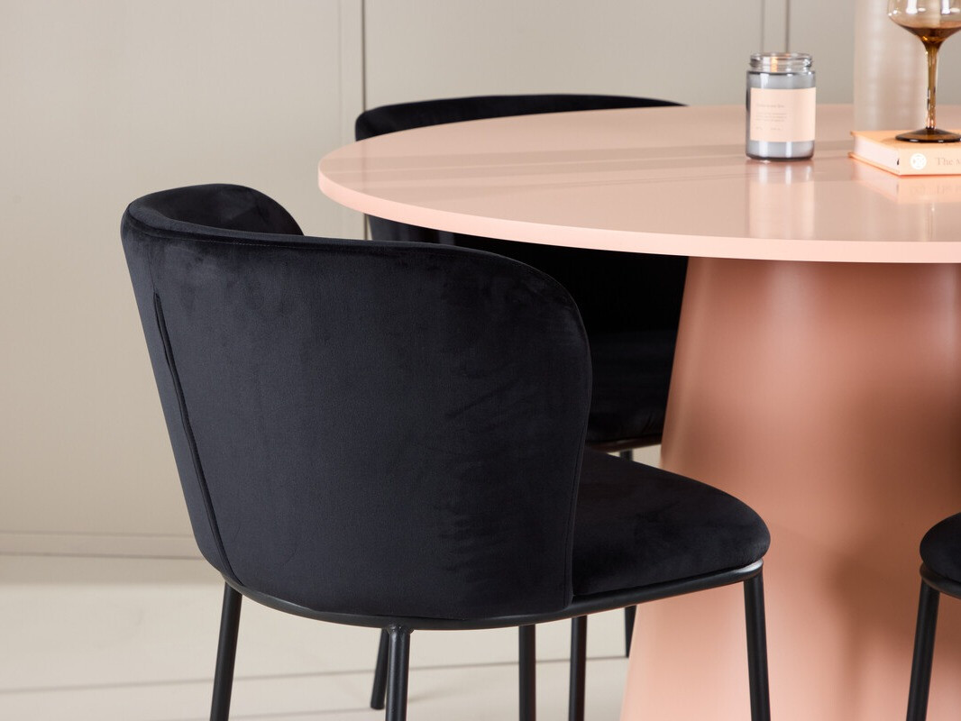 Ēdamistabas komplekts Dallas 4750 (Melns)