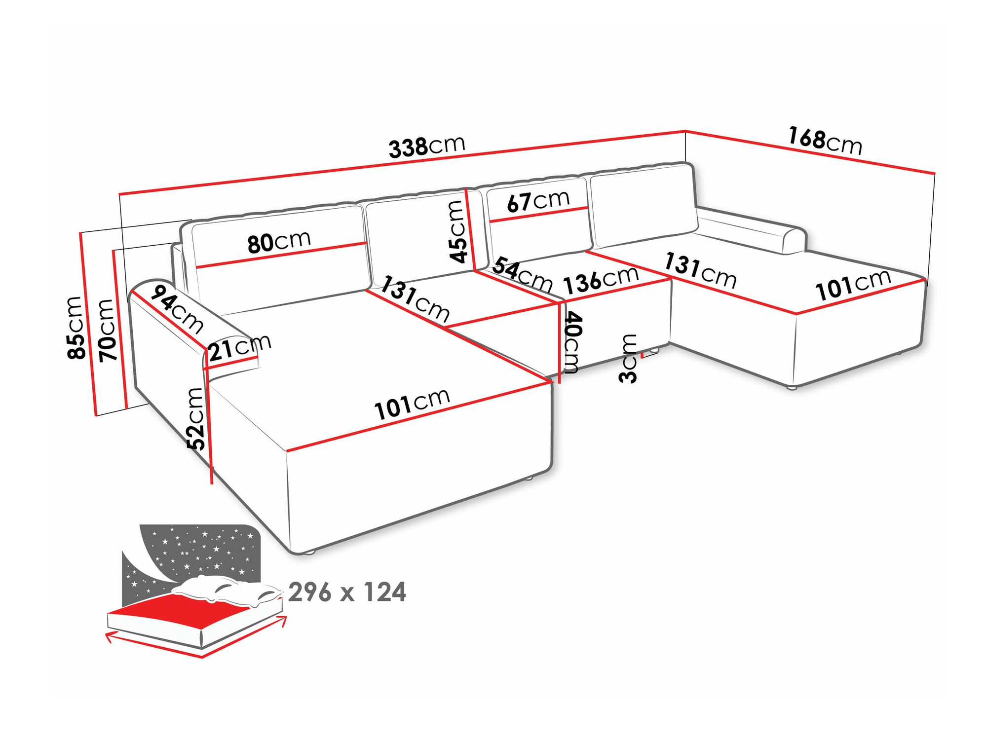 Угловой диван Stonecrest 106 (Sierra 751)