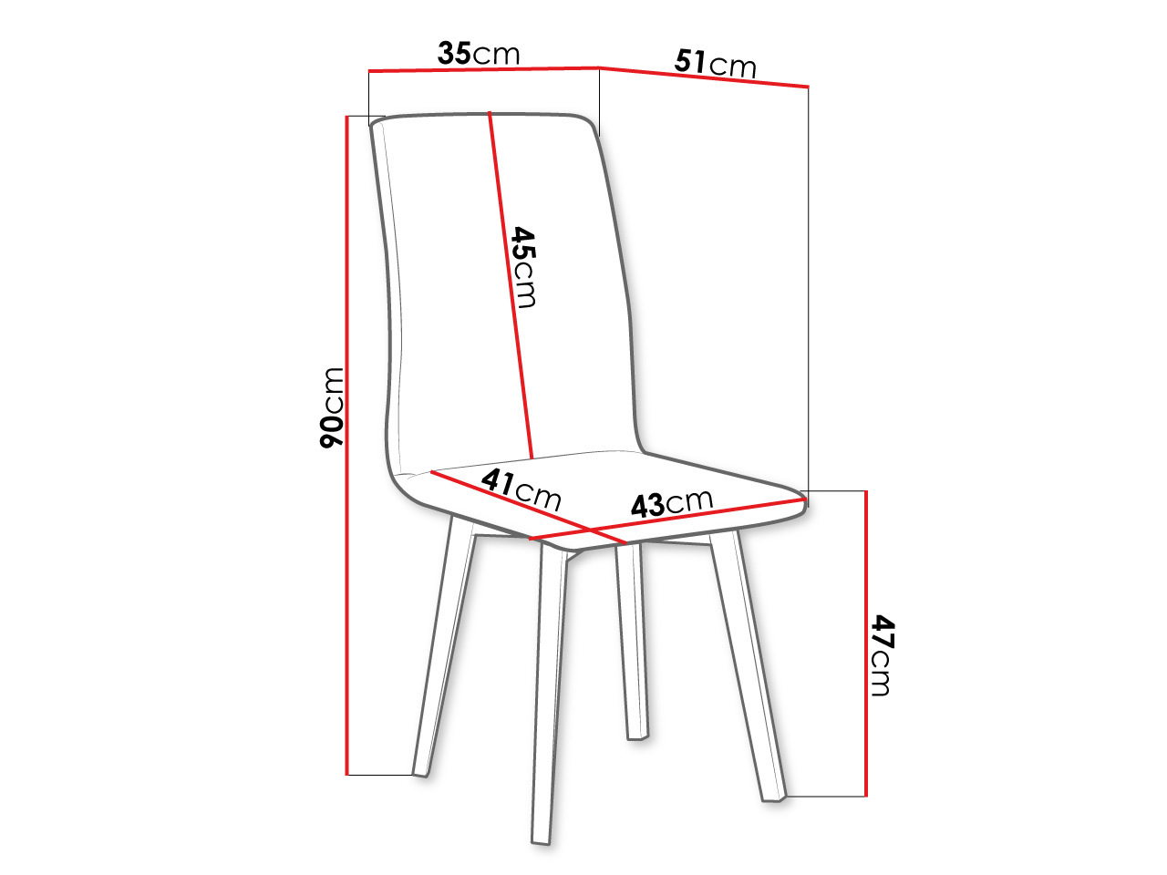 Krēsls Victorville 268 (Melns)