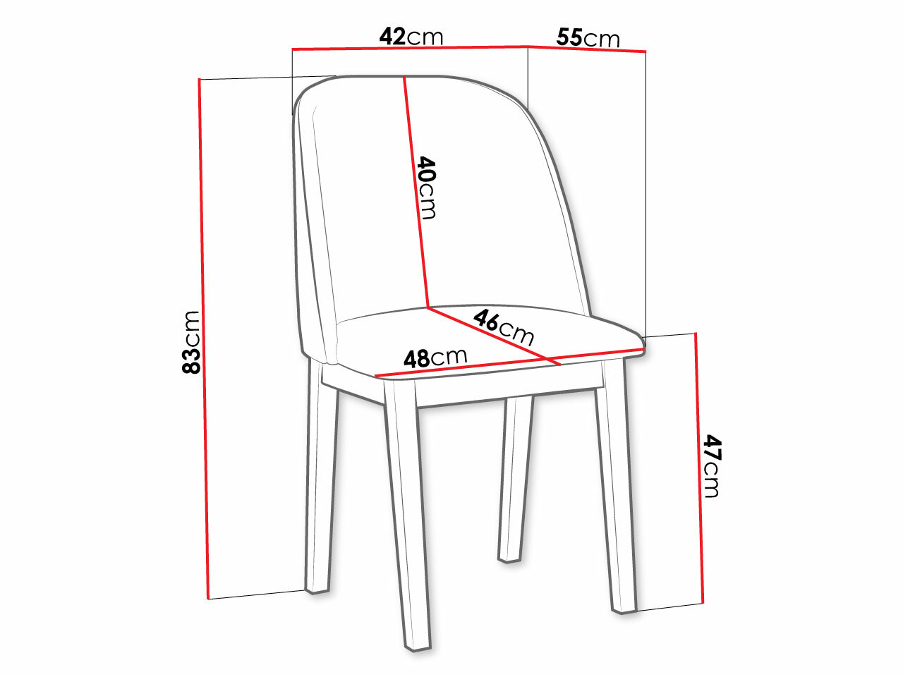 Krēsls Victorville 332 (Melns)