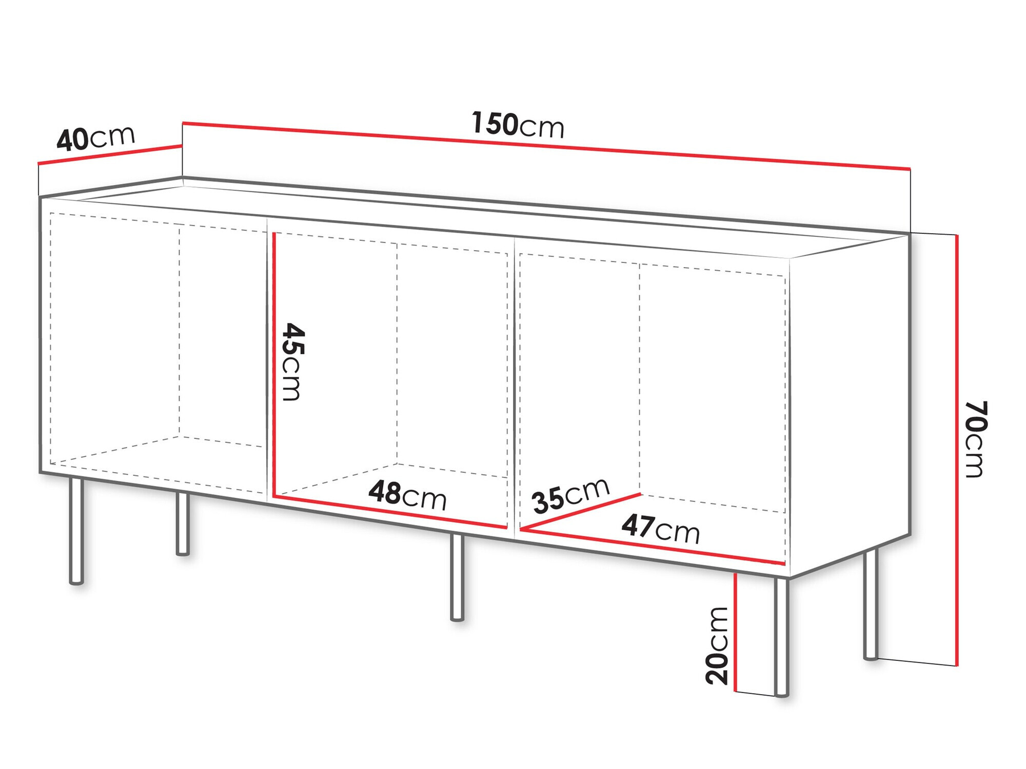 Skapis Melbela 104 (Gaišs olīvkoks + Ozols)