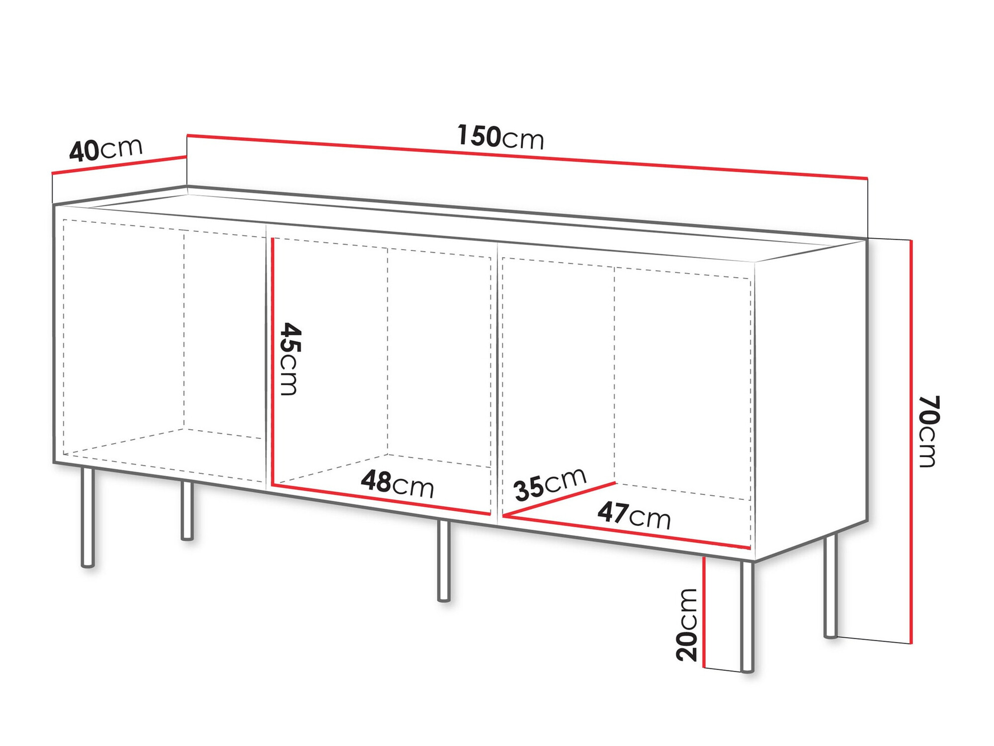 Skapis Melbela 104 (Kašmirs + Ozols)