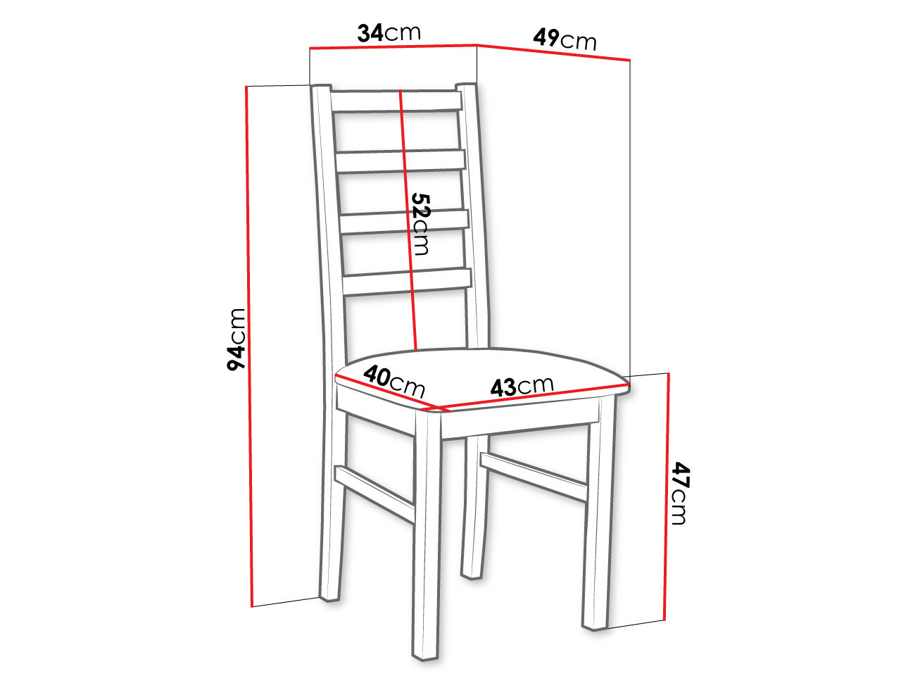 Стул Victorville 171 (Сонома Дуб)