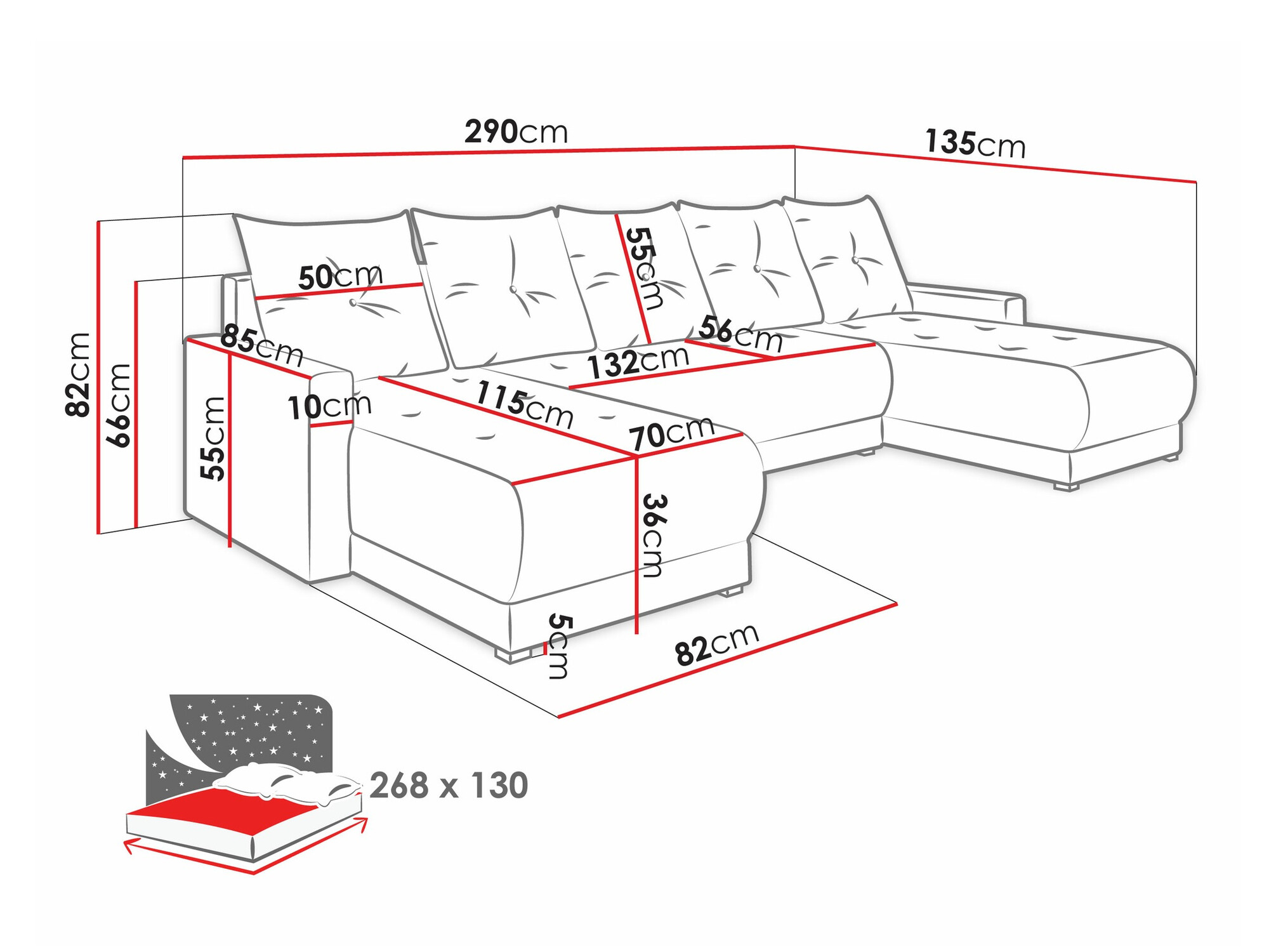 Угловой диван Memphis 106 (Lux 14 + Lux 23)