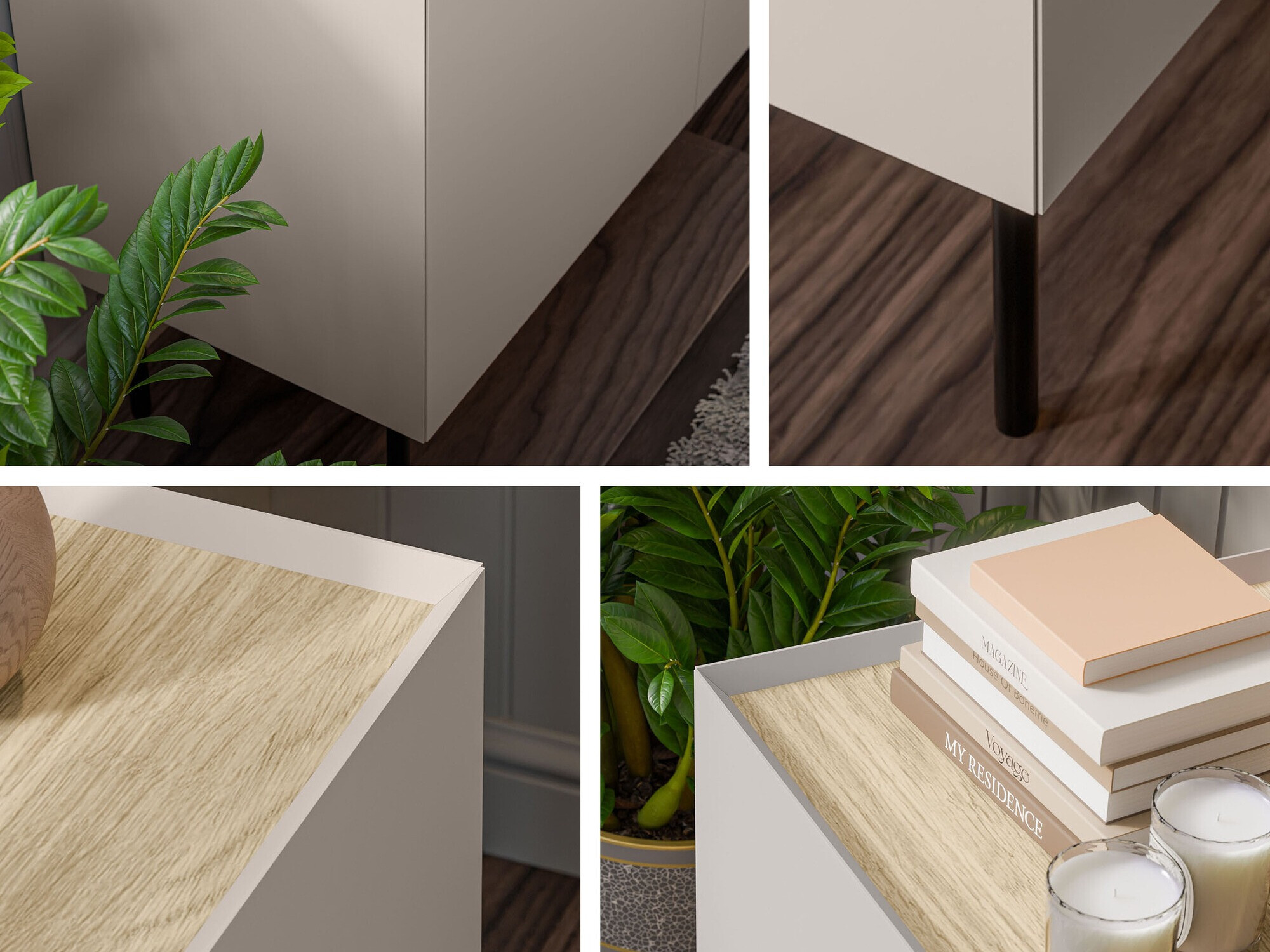 Viesistabas komplekts Melbela 109 (Kašmirs + Ozols)