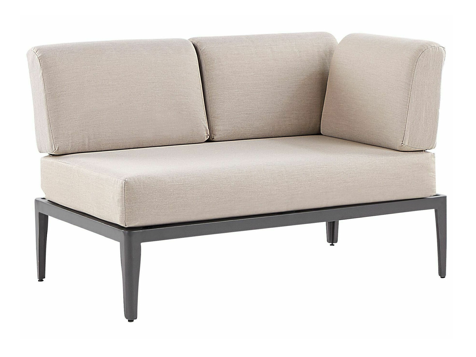 Dārza mēbeļu komplekts Berwyn 2539 (Pelēks + Bēšs)