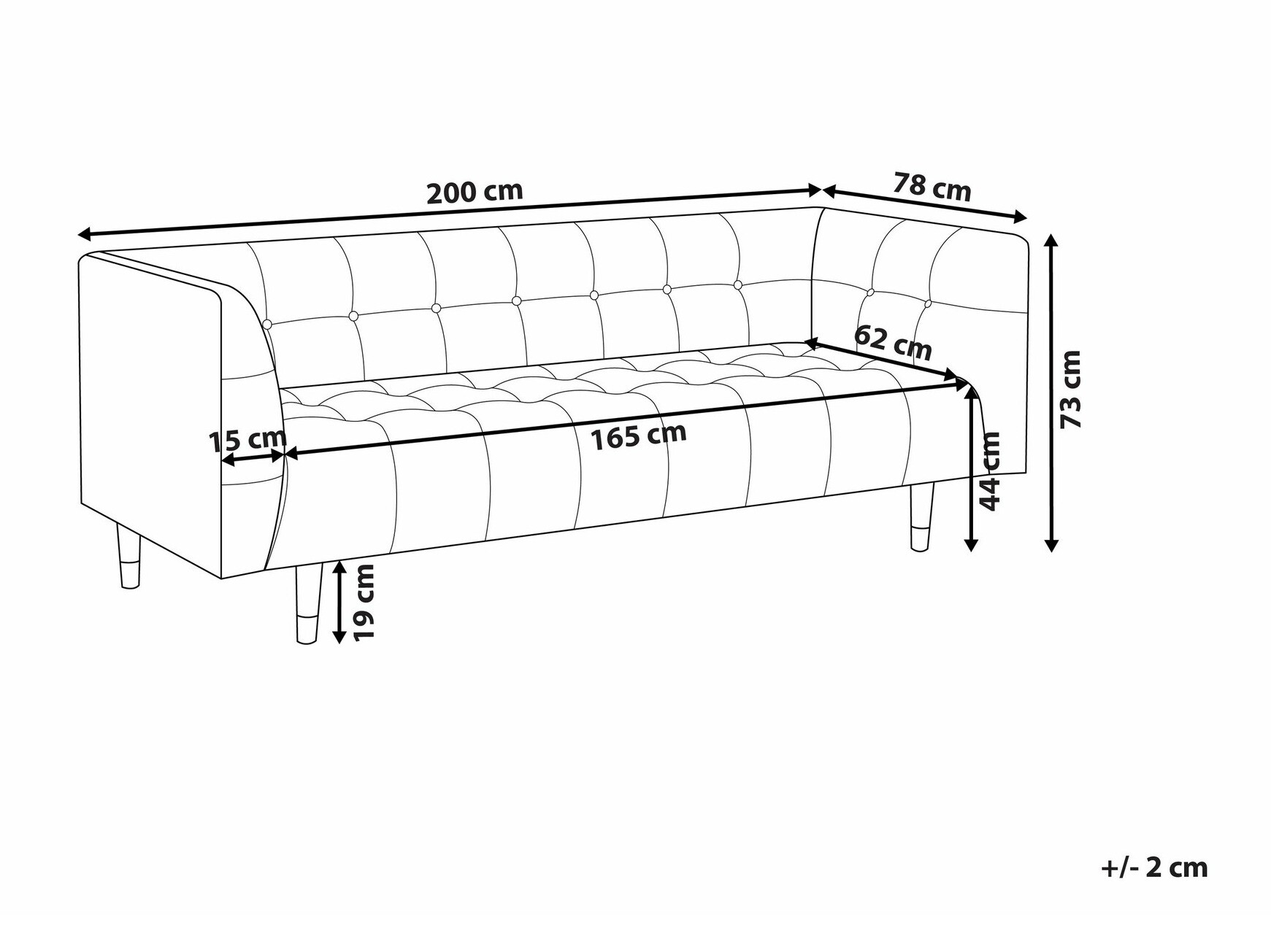 Диван Berwyn 2538 (Светло-коричневый)