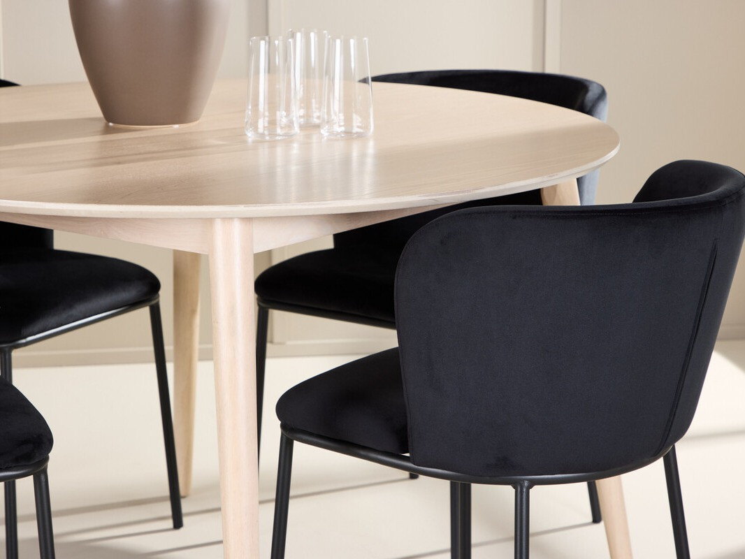 Ēdamistabas komplekts Dallas 4760 (Melns)