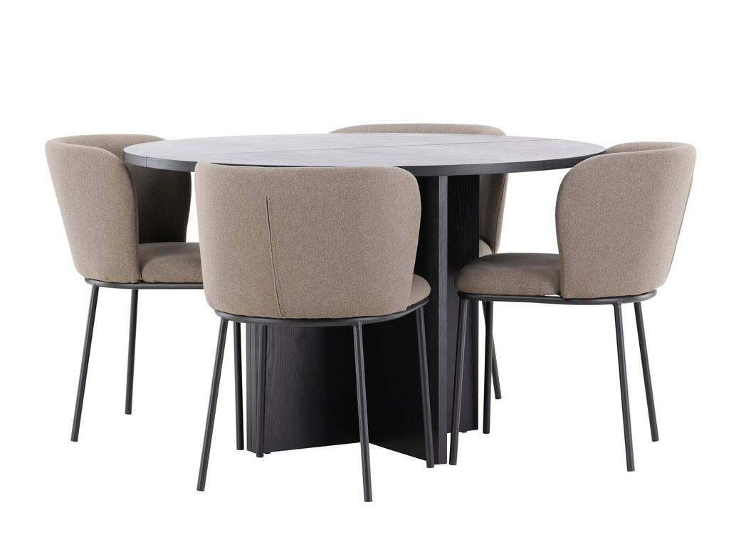 Ēdamistabas komplekts Dallas 4761 (Melns)