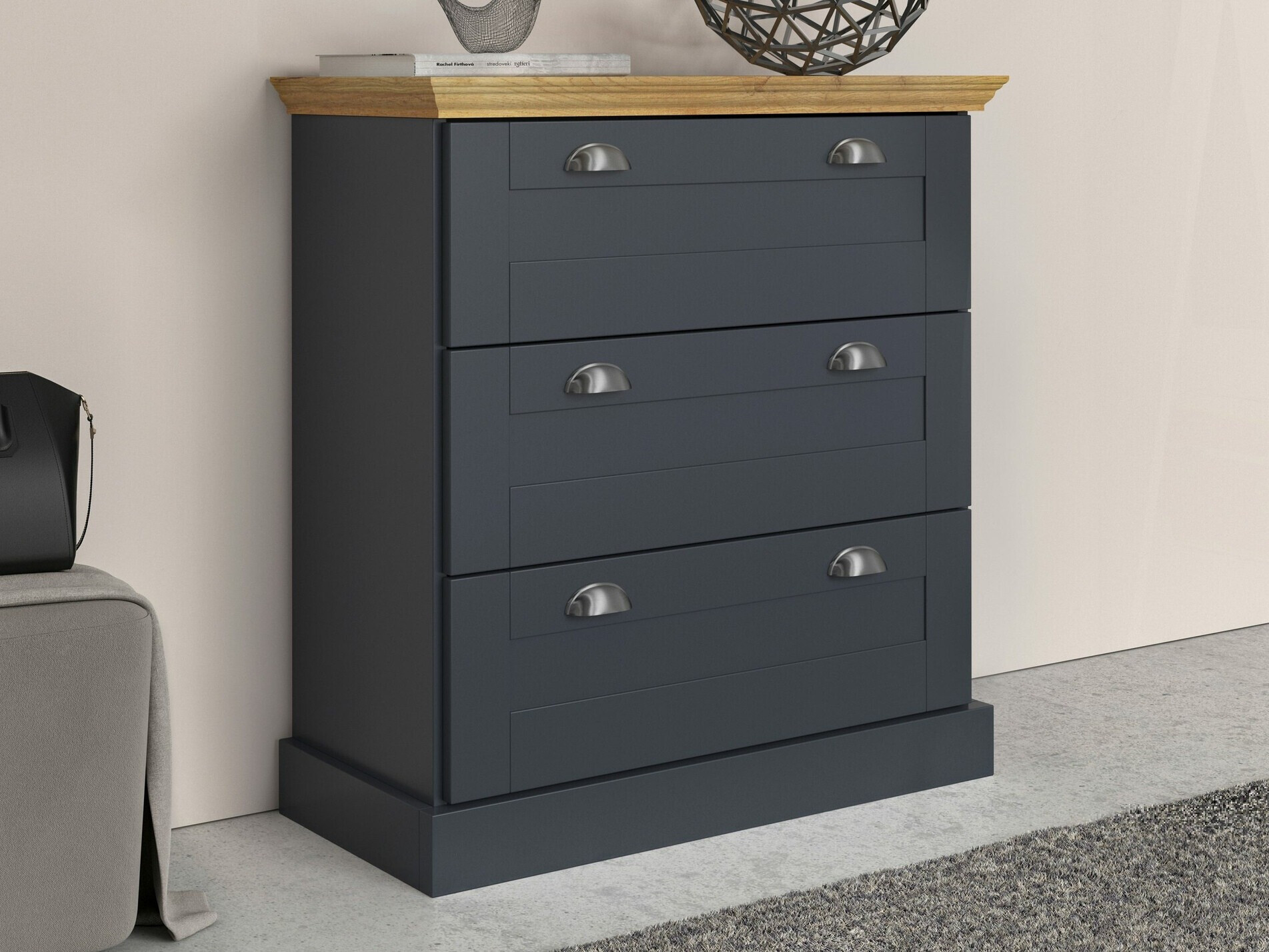 Kumode Salfelo 102 (Antracīts)